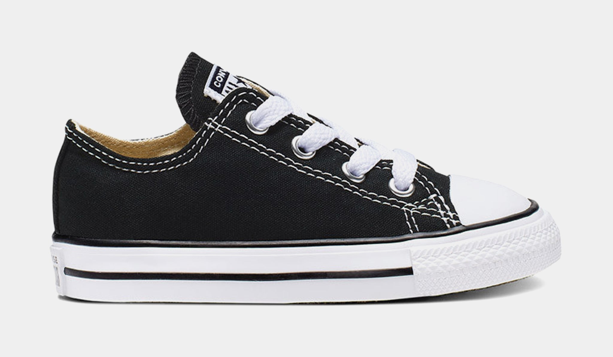 Converse Chuck Taylor All Star Low Infant Toddler Lifestyle Shoes Black White 7J235 Shoe Palace