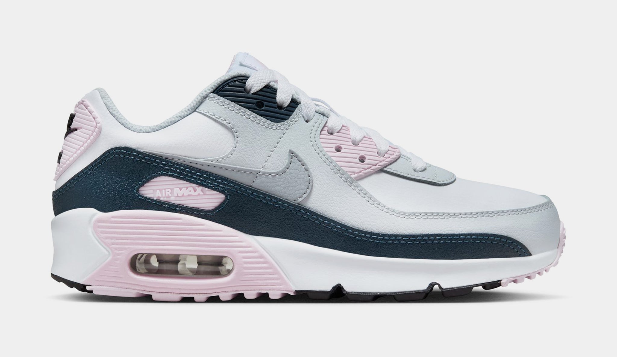 Air max 90 white grade school shop