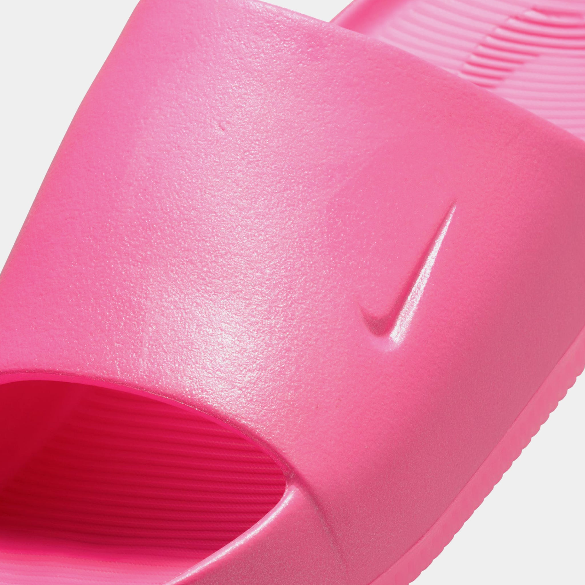 Hot pink nike slides best sale