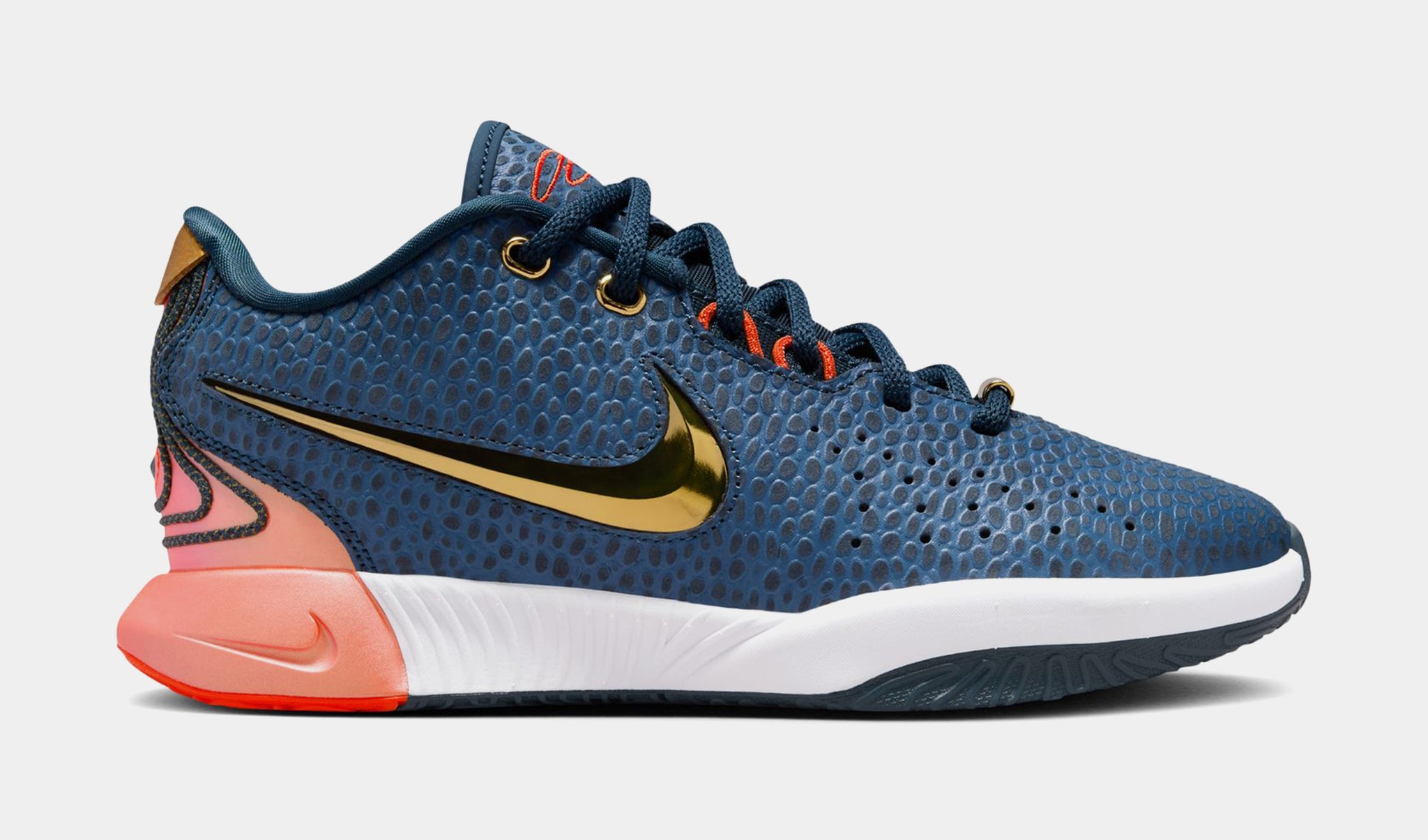 Navy and gold nike fashion shoes