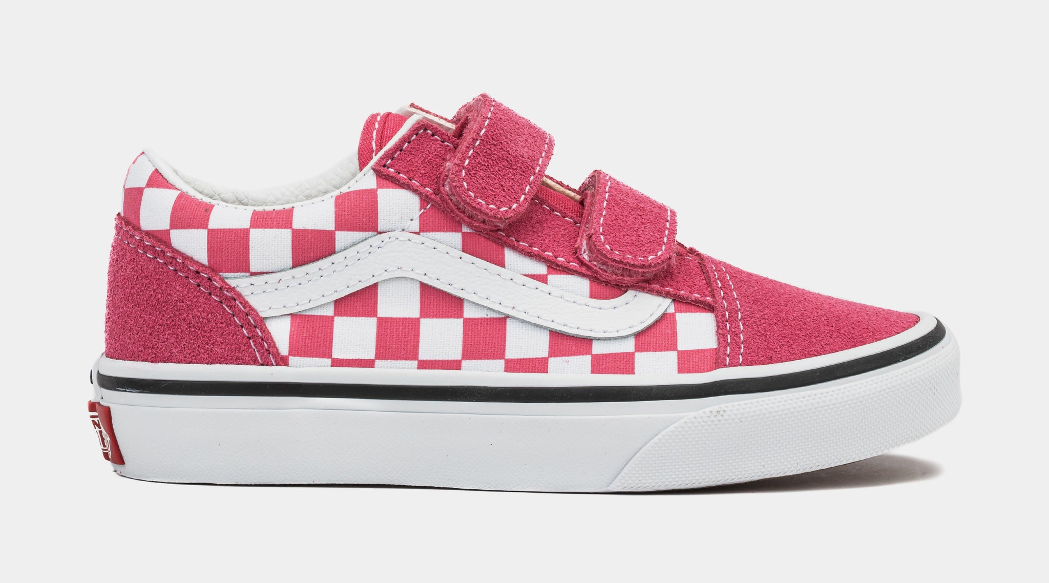 Vans Old Skool V Preschool Lifestyle Shoes White Pink CYWCHL Shoe Palace