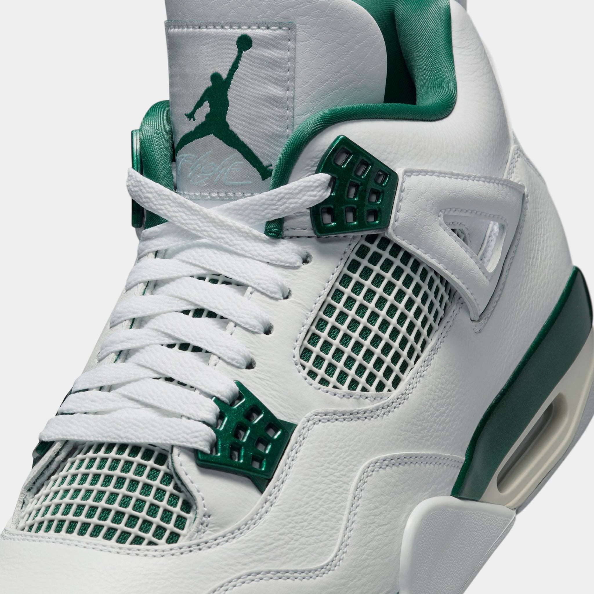 Air Jordan 4 Retro Oxidized Green Mens Lifestyle Shoes (White/Oxidized  Green/White/Neutral Grey)