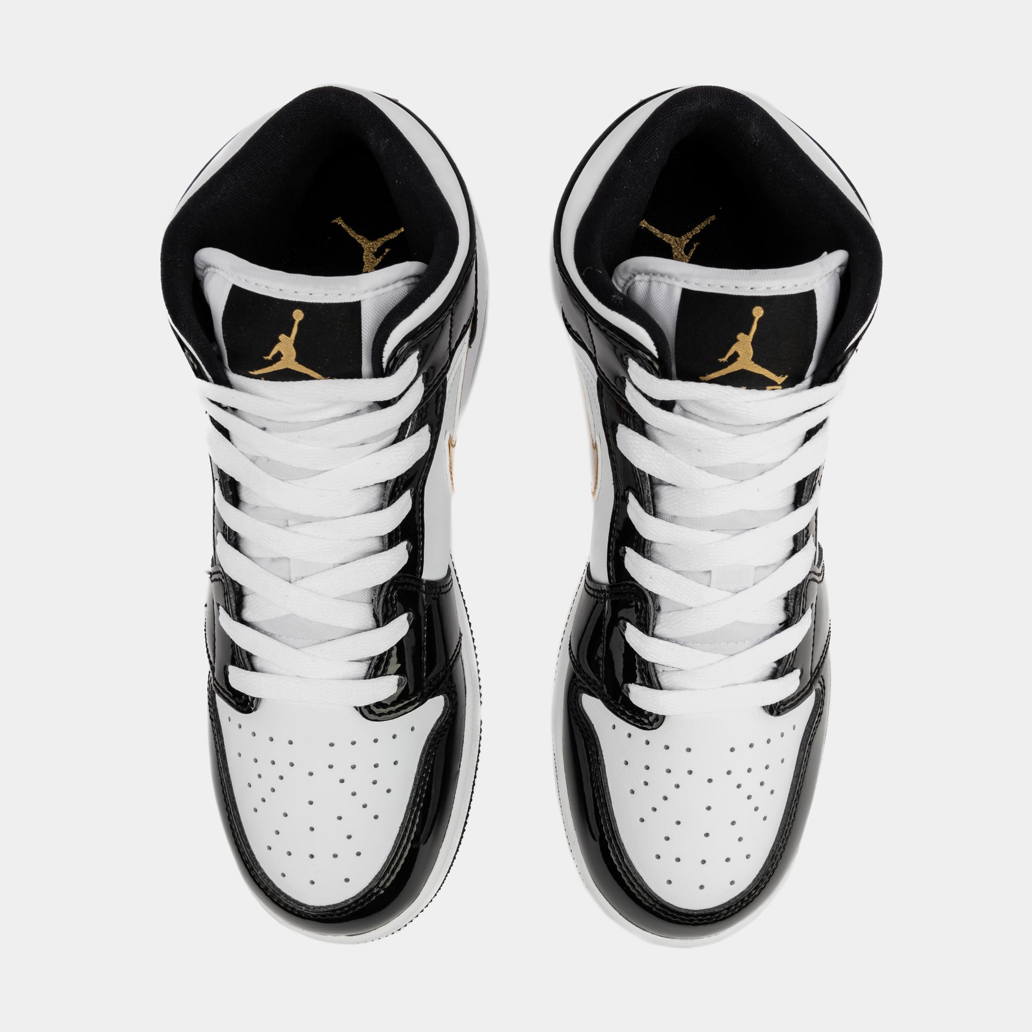 Jordan Air Jordan 1 Mid Patent Black Gold SE Grade School Lifestyle Shoes  Bl BQ6931-007 – Shoe Palace