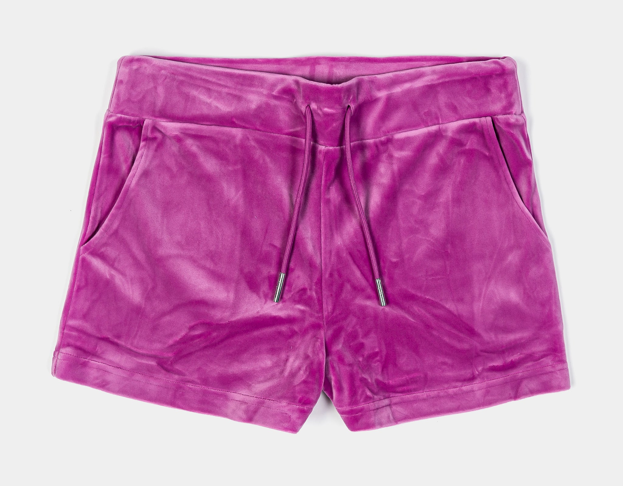 Juicy Couture store Velvet Velour Booty Bling Y2k Orchid Shorts Large NWT