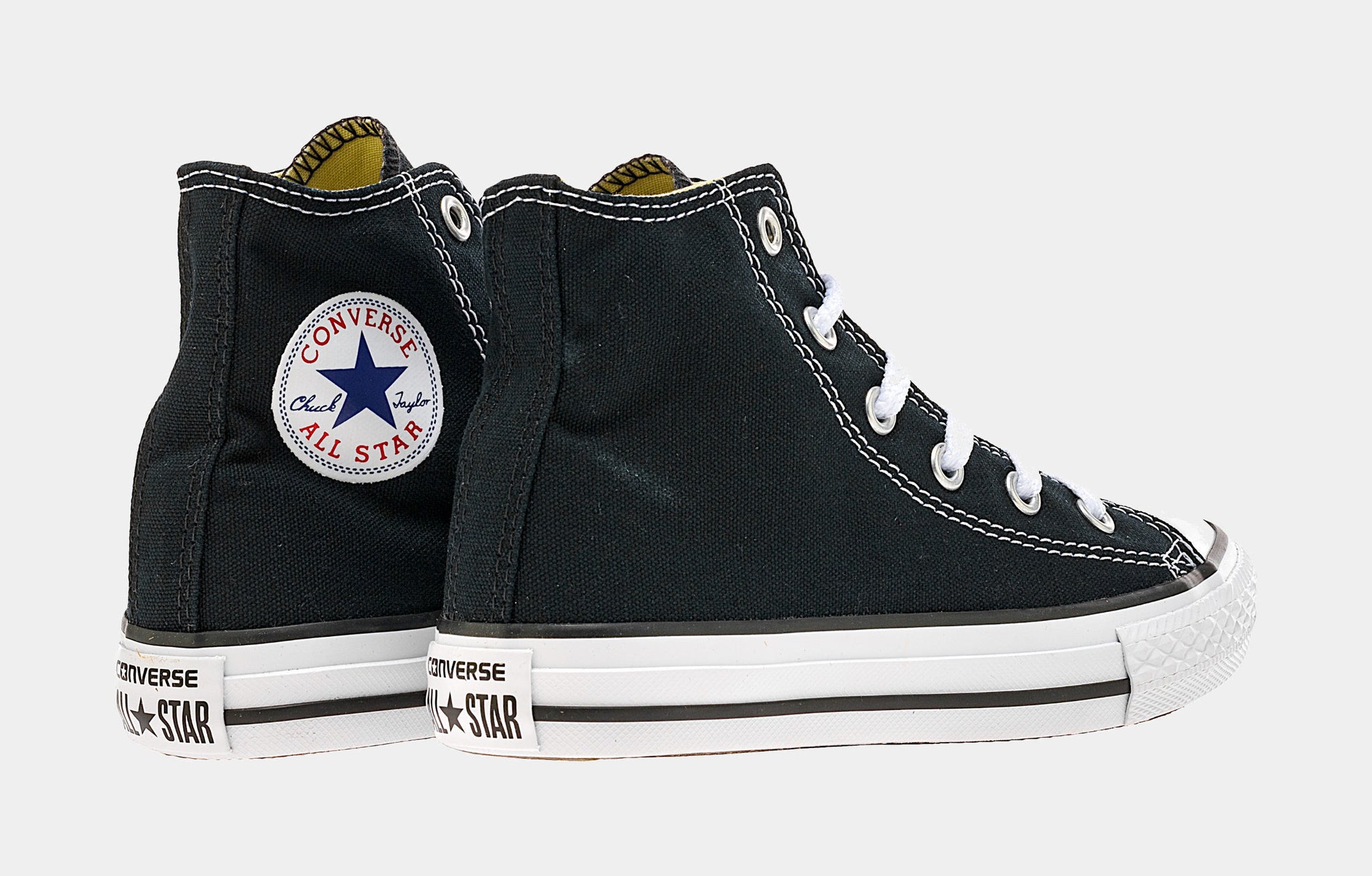 Converse Chuck Taylor All Star High Preschool Lifestyle Shoes Black White 3J231 Shoe Palace