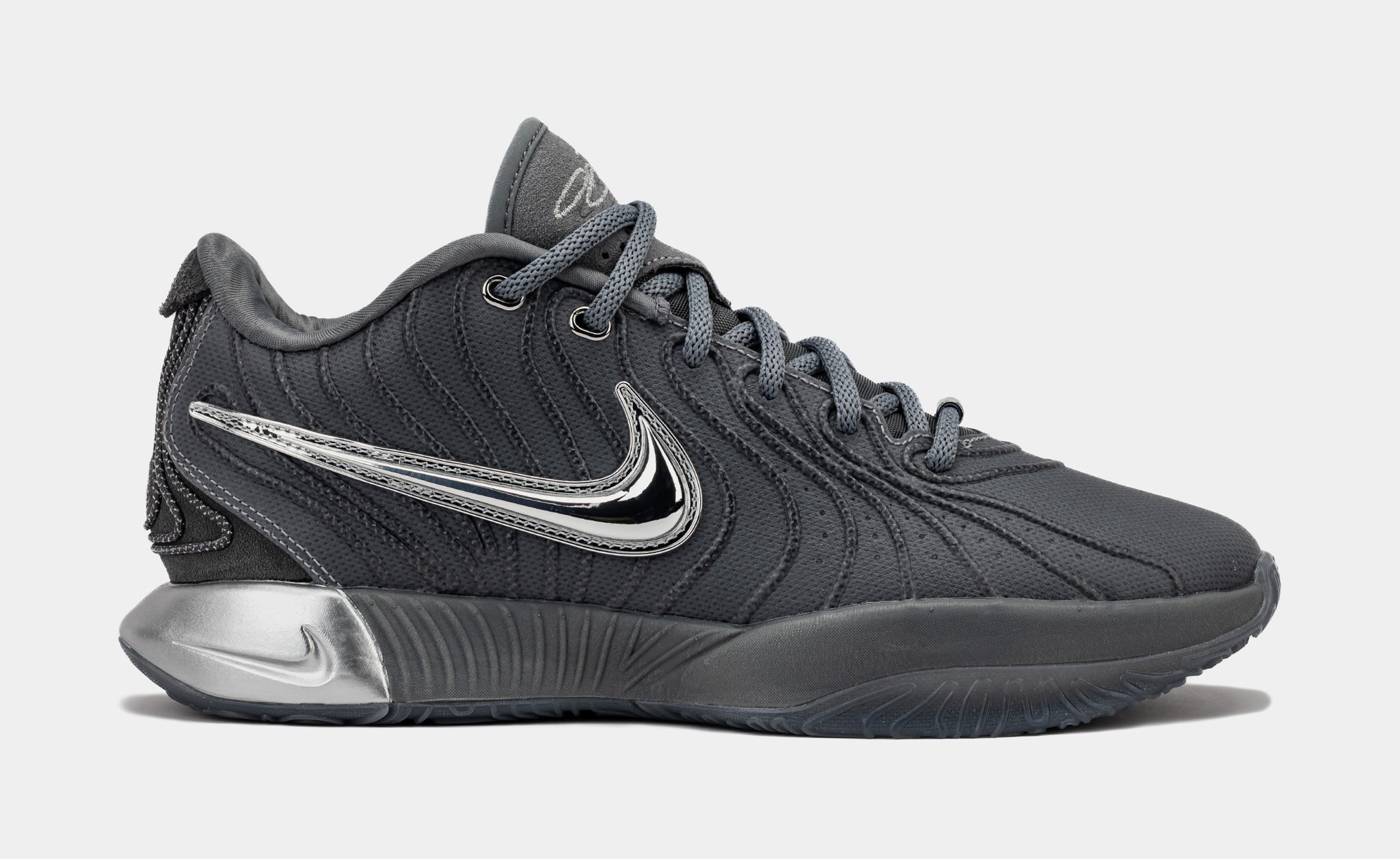 Mens grey basketball shoes online