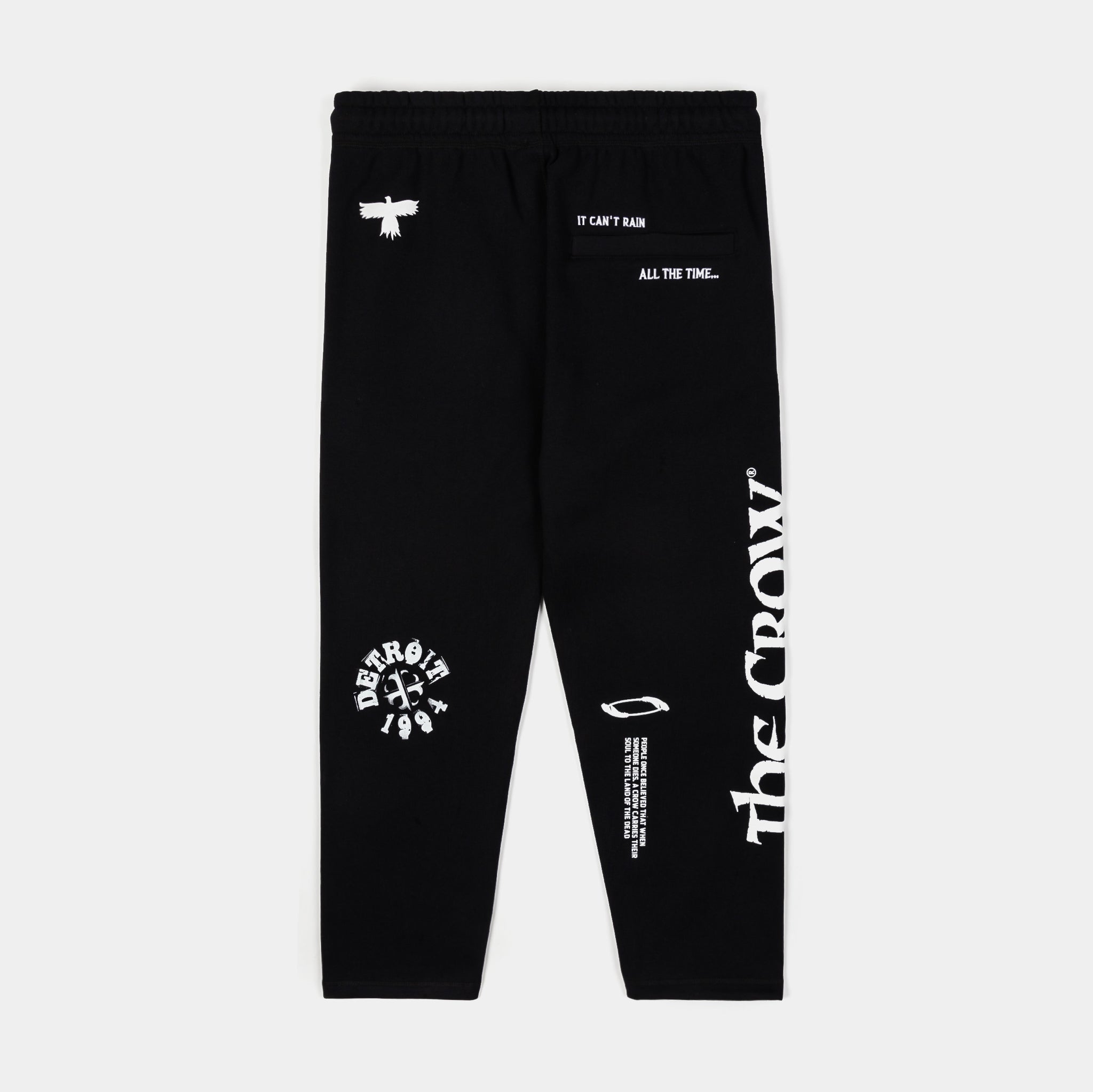Shoe Palace SP x The Crow 1994 Joggers Mens Pants Black White CROWJG01 Shoe Palace