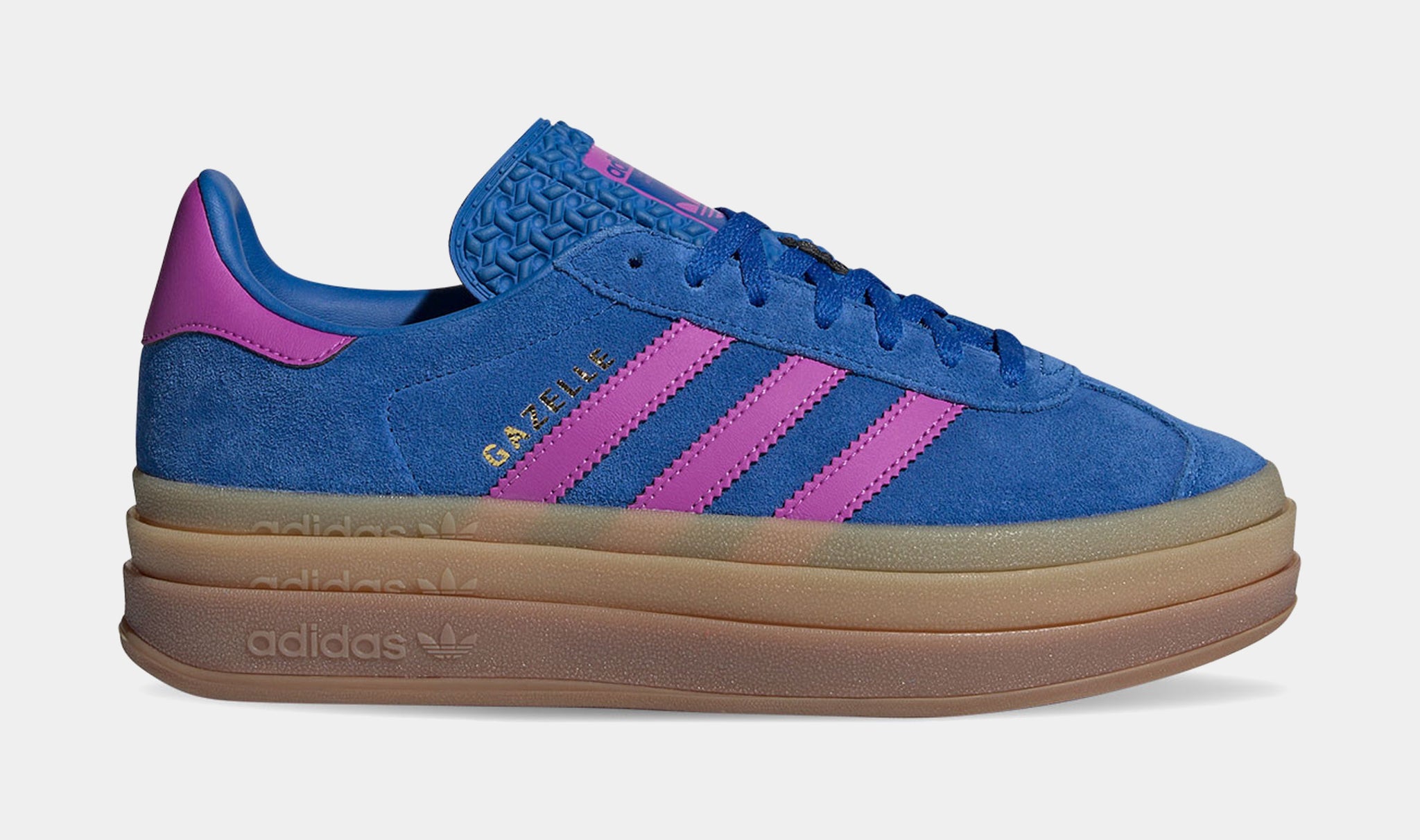 Gazelle Bold Womens Lifestyle Shoes Bold Blue Lucid Pink