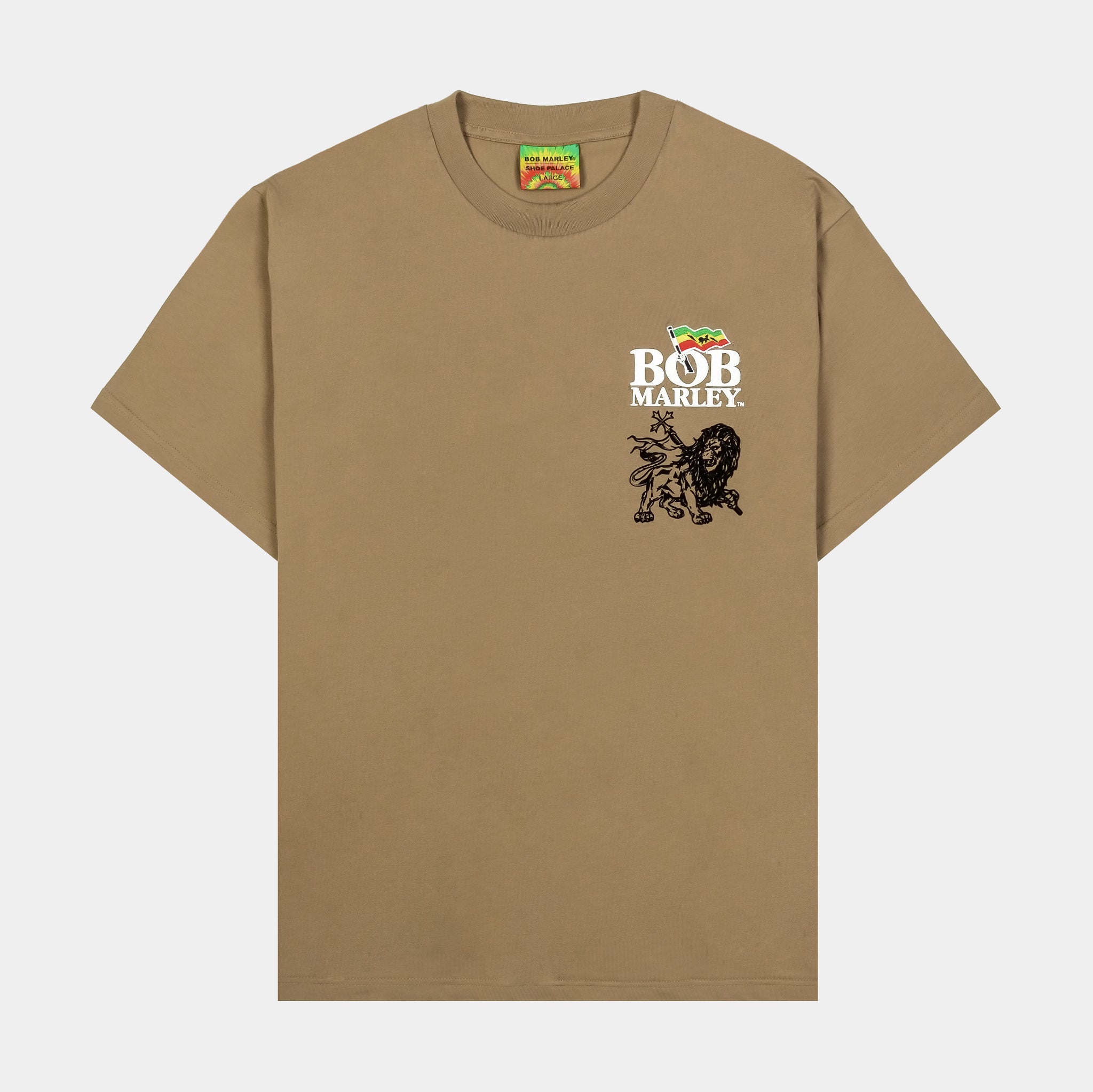 Bob Marley x SP SP x Bob Marley in The Studio Mens Short Sleeve Shirt Taupe