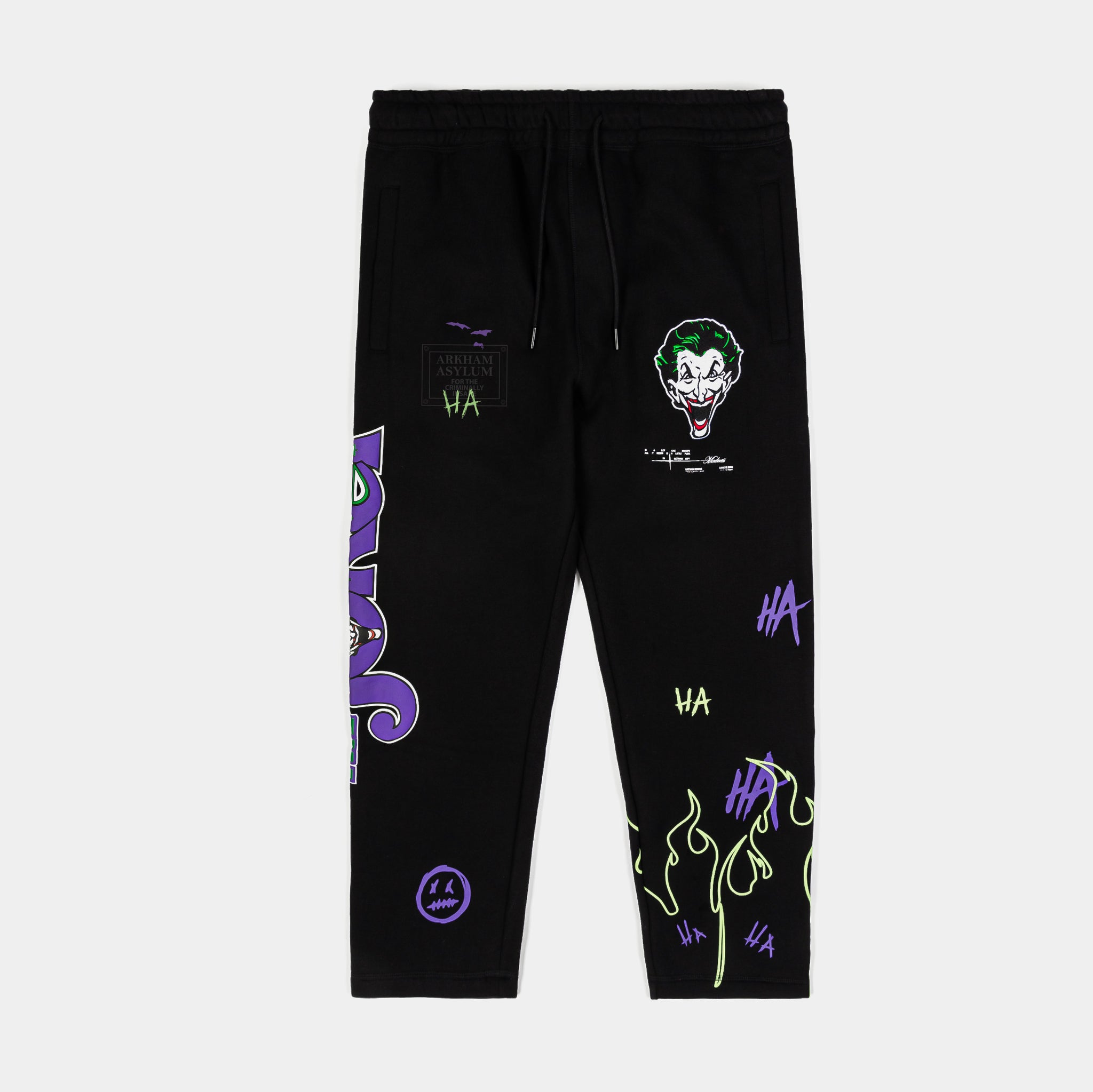 Black and purple joggers hotsell