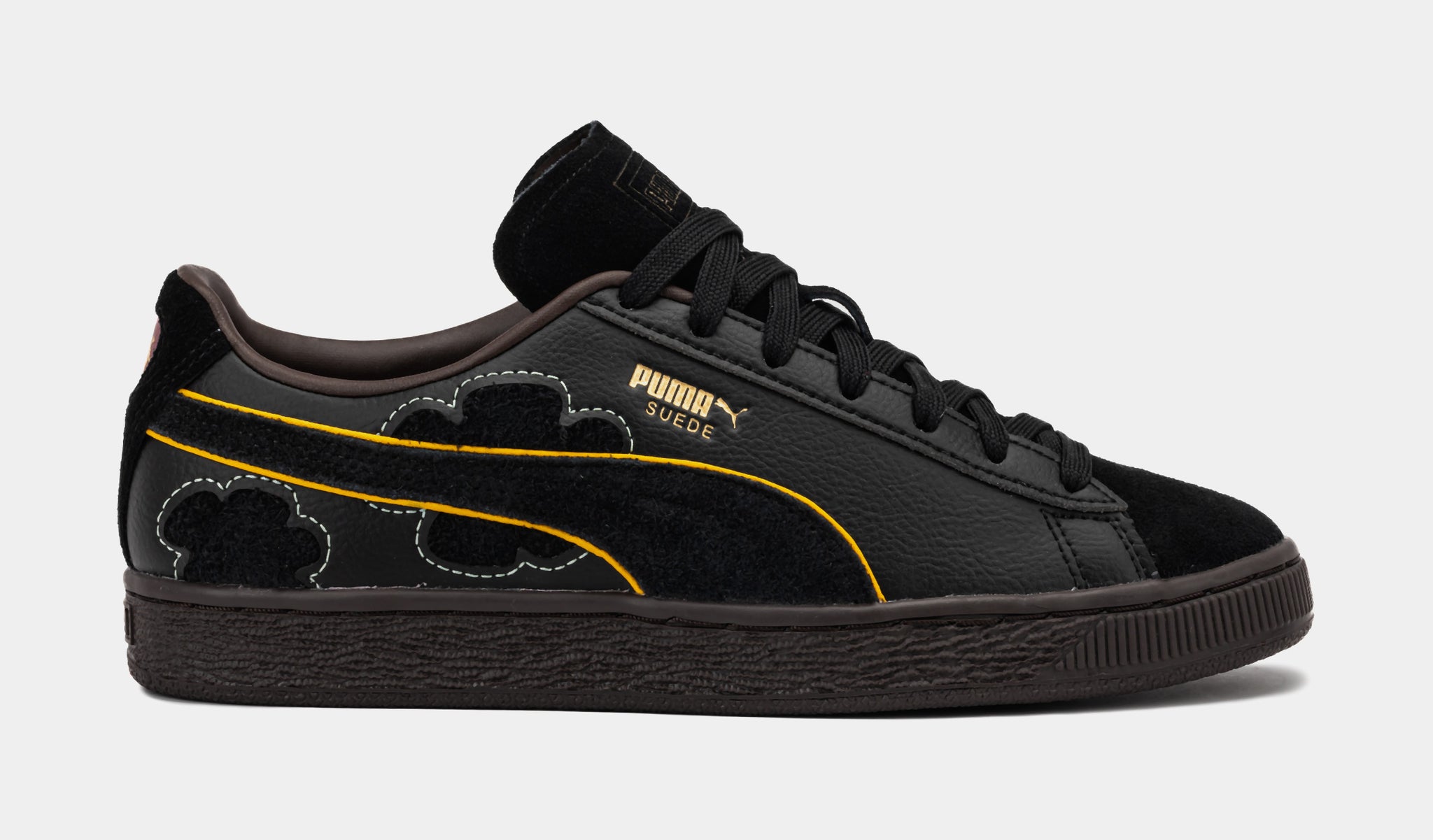 Puma black shoes for school online