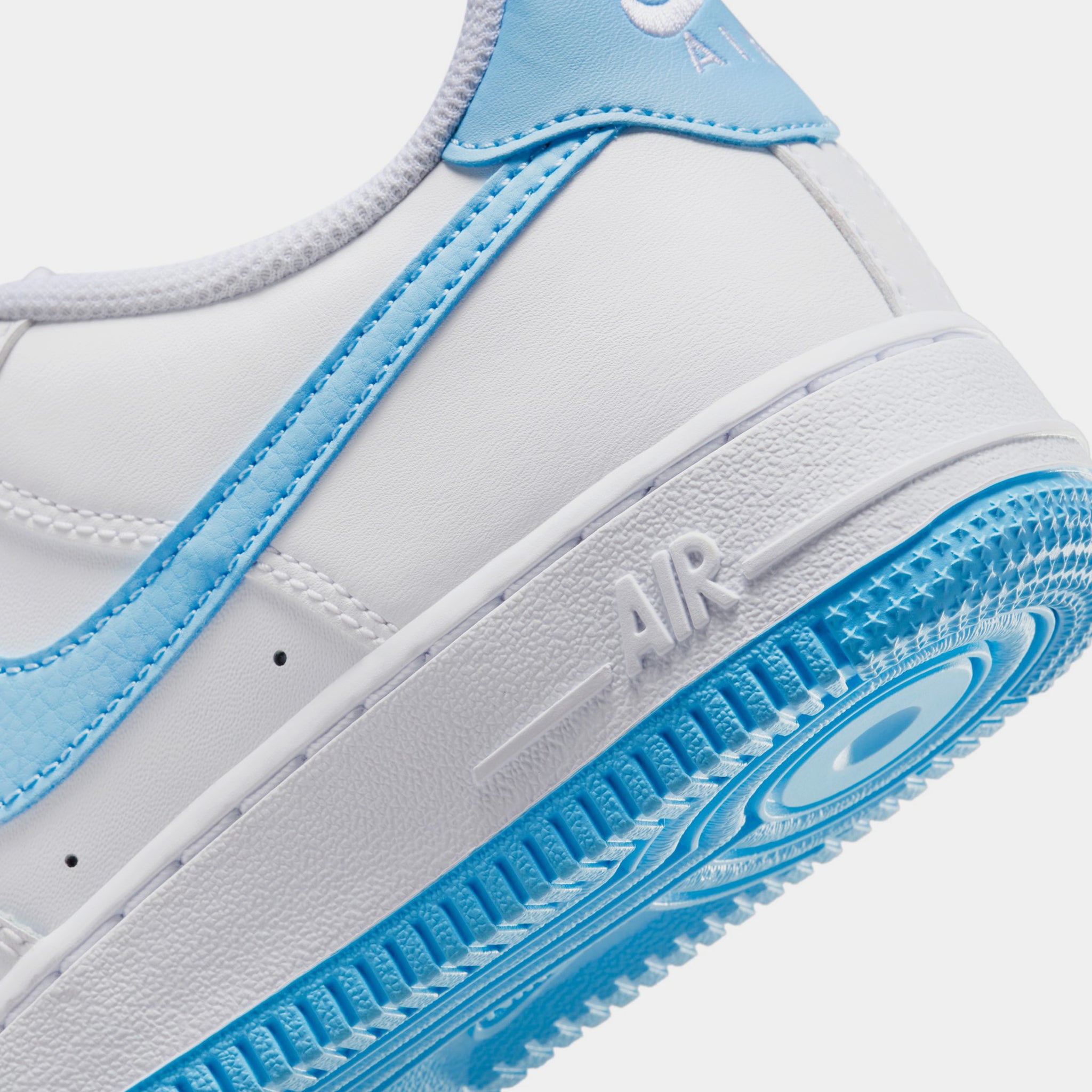 Nike Air Force 1 LV8 Grade School Lifestyle Shoes White Blue 