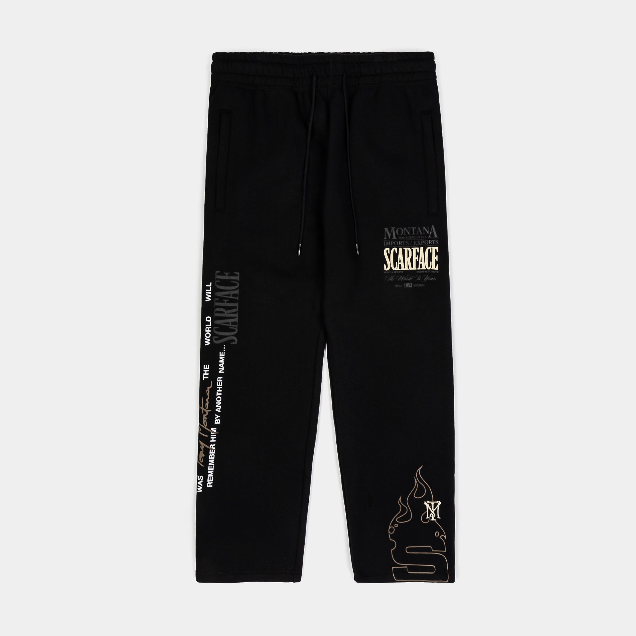 Shoe Palace SP x Scarface Money Joggers Mens Pants Black Brown SFJG501 Shoe Palace
