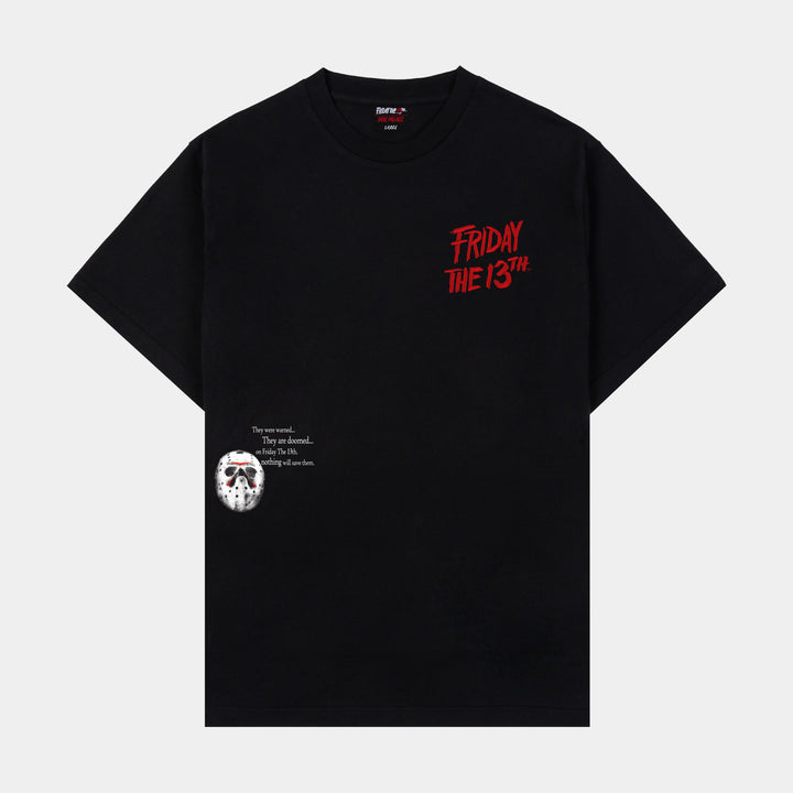 Shoe Palace SP x Friday The 13th Happy Camping Mens Short Sleeve Shirt Black Pink FTTSS304 Shoe Palace