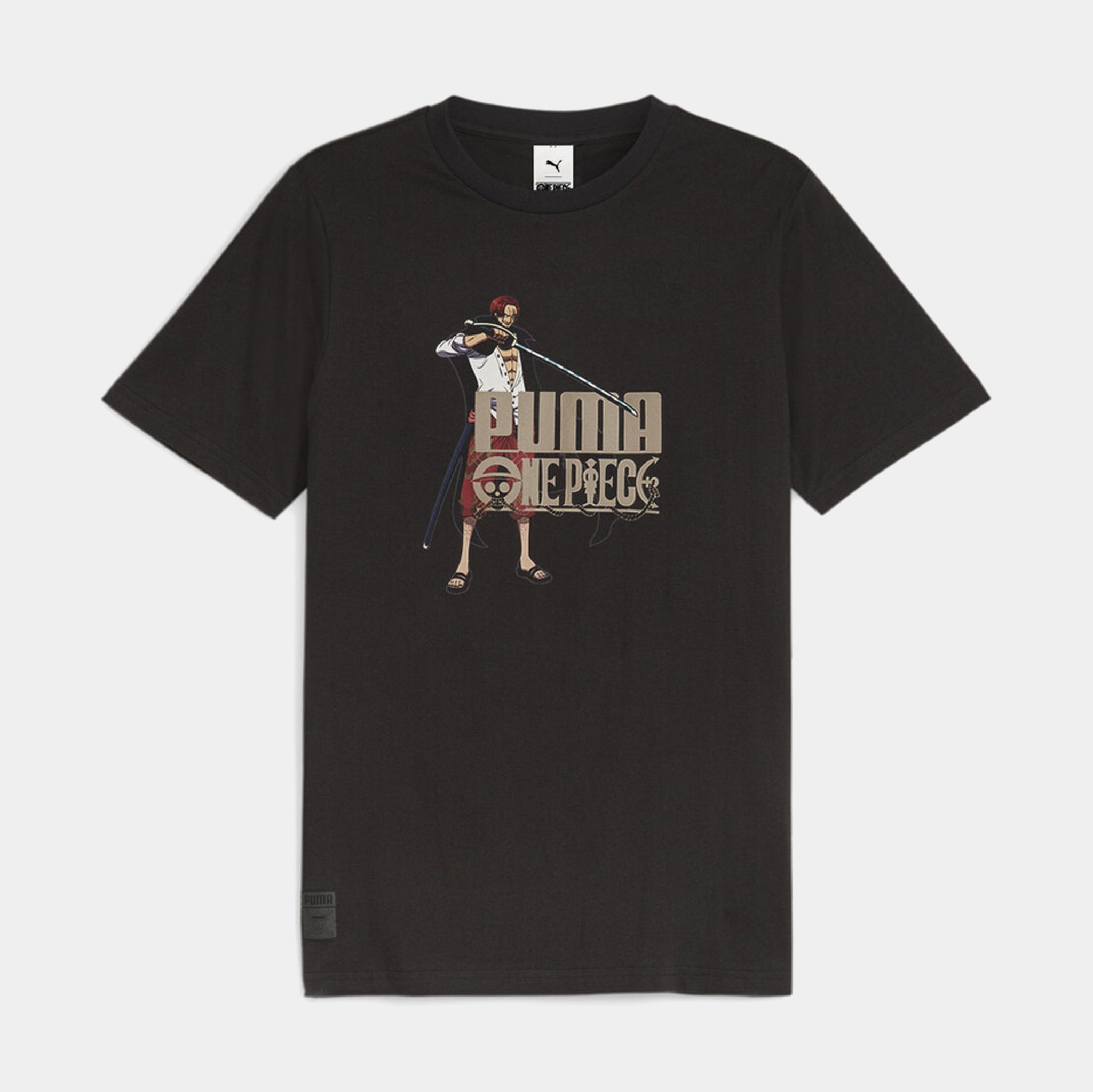 PUMA One Piece Graphic Mens Short Sleeve Shirt Black 624665 01 Shoe Palace