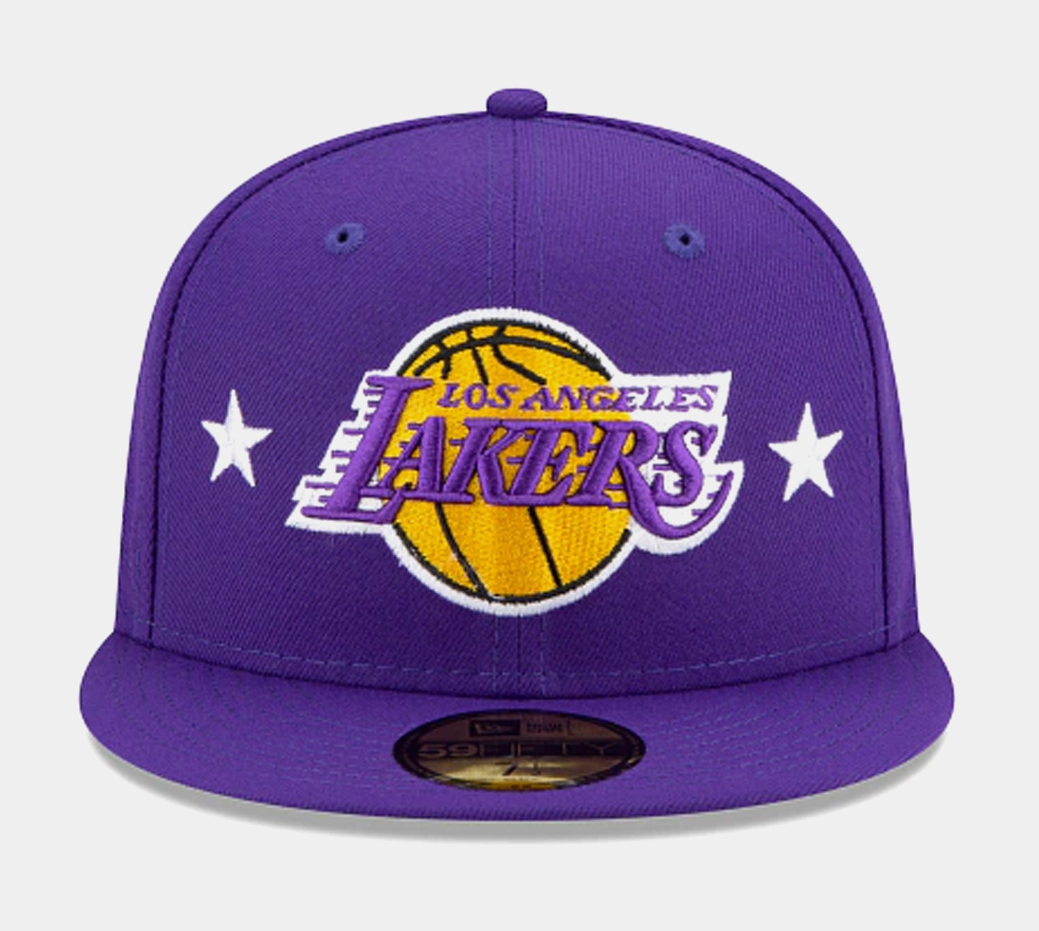 New Era Los Angeles Lakers 59Fifty Fitted Cap Mens Hat Purple