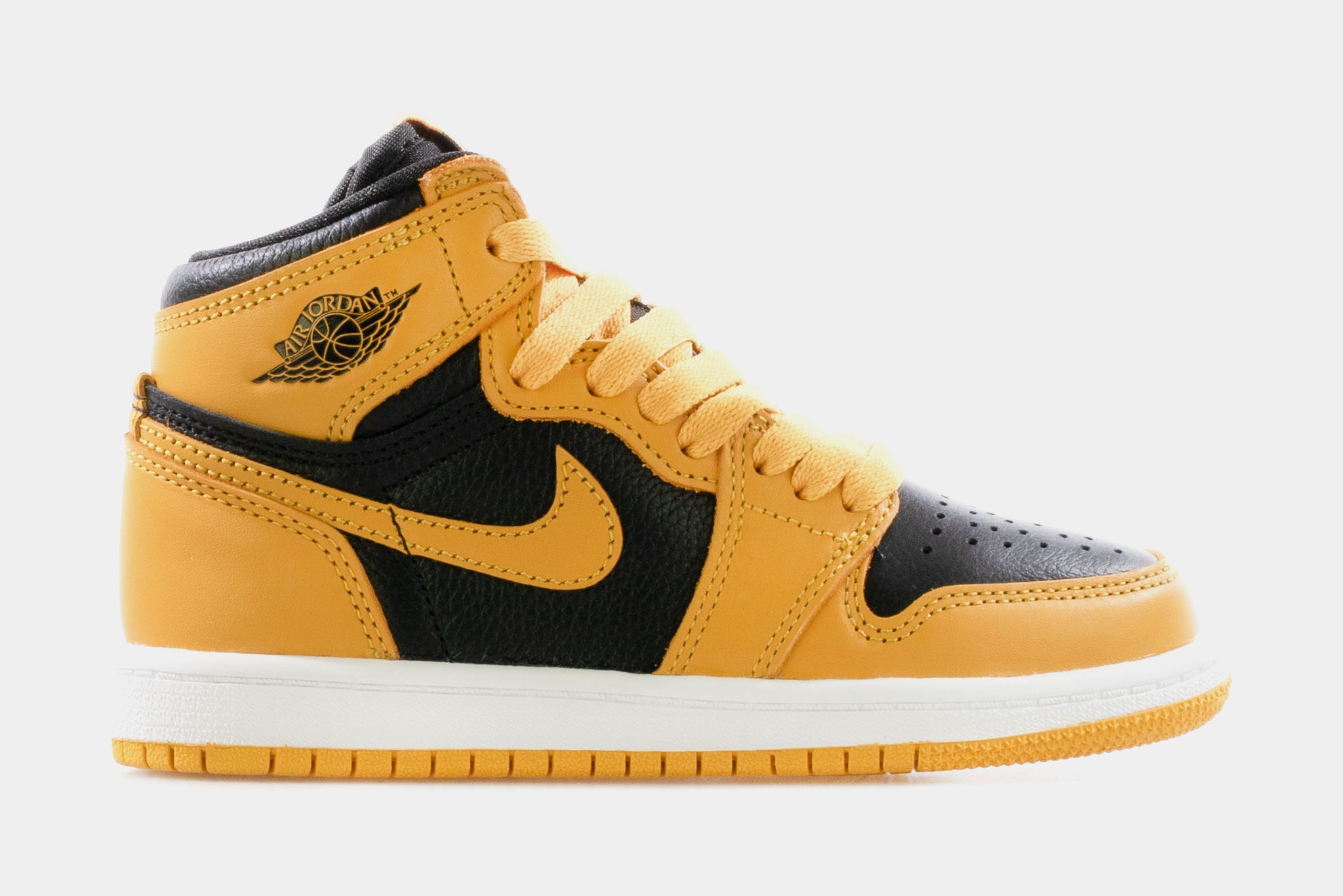 Air Jordan 1 High OG Pollen Preschool Lifestyle Shoe (Pollen/Black/White)  Limit One Per Customer