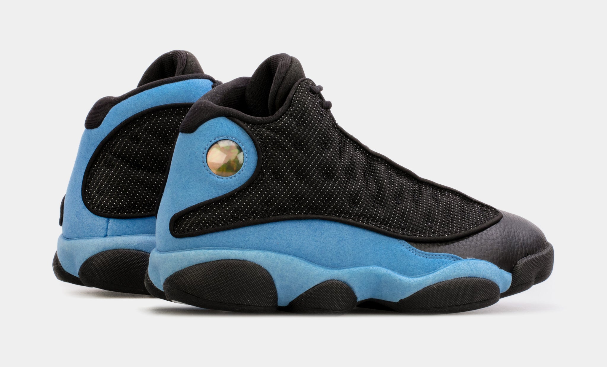 Jordan 13 best sale blue suede