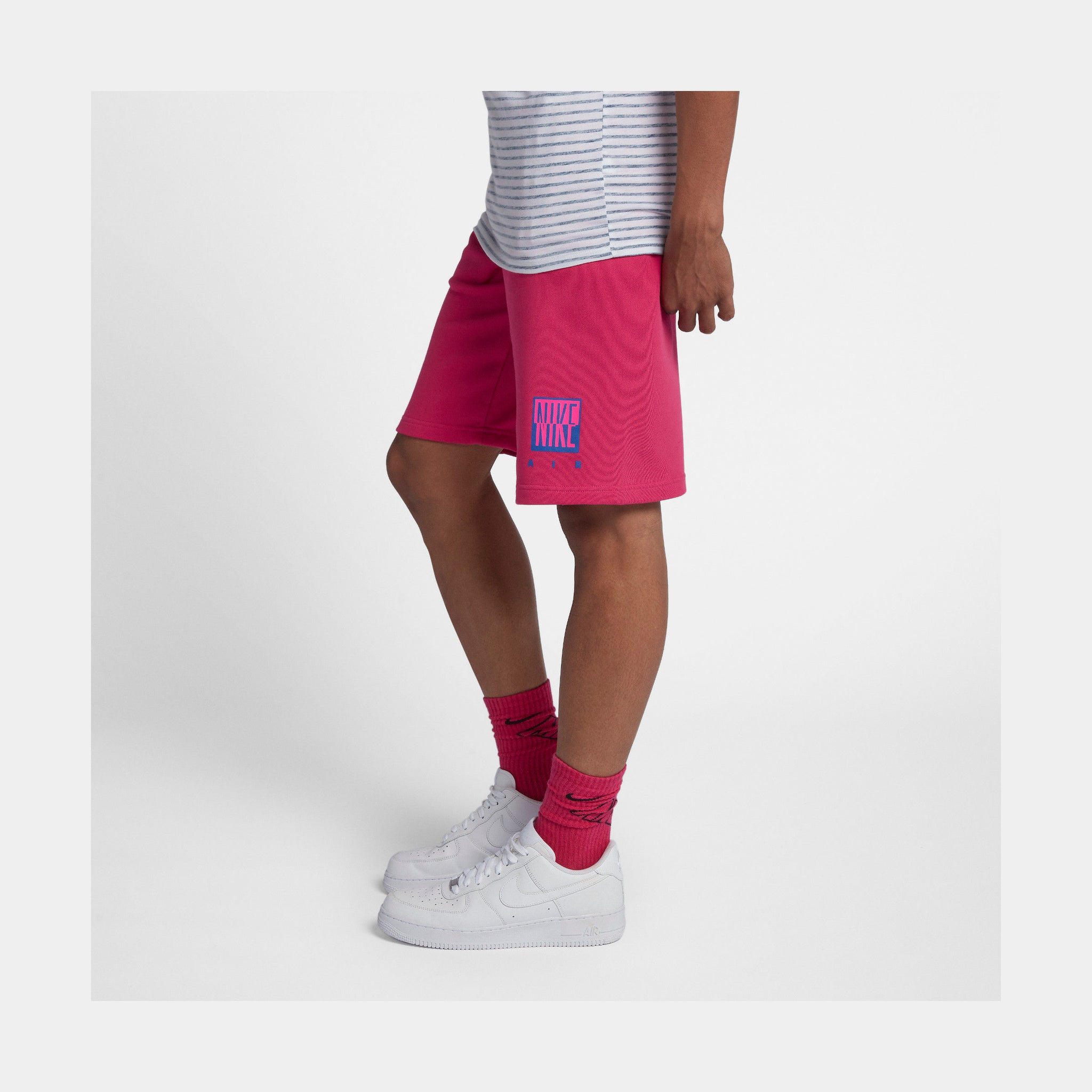 Nike pink hot sale mens shorts