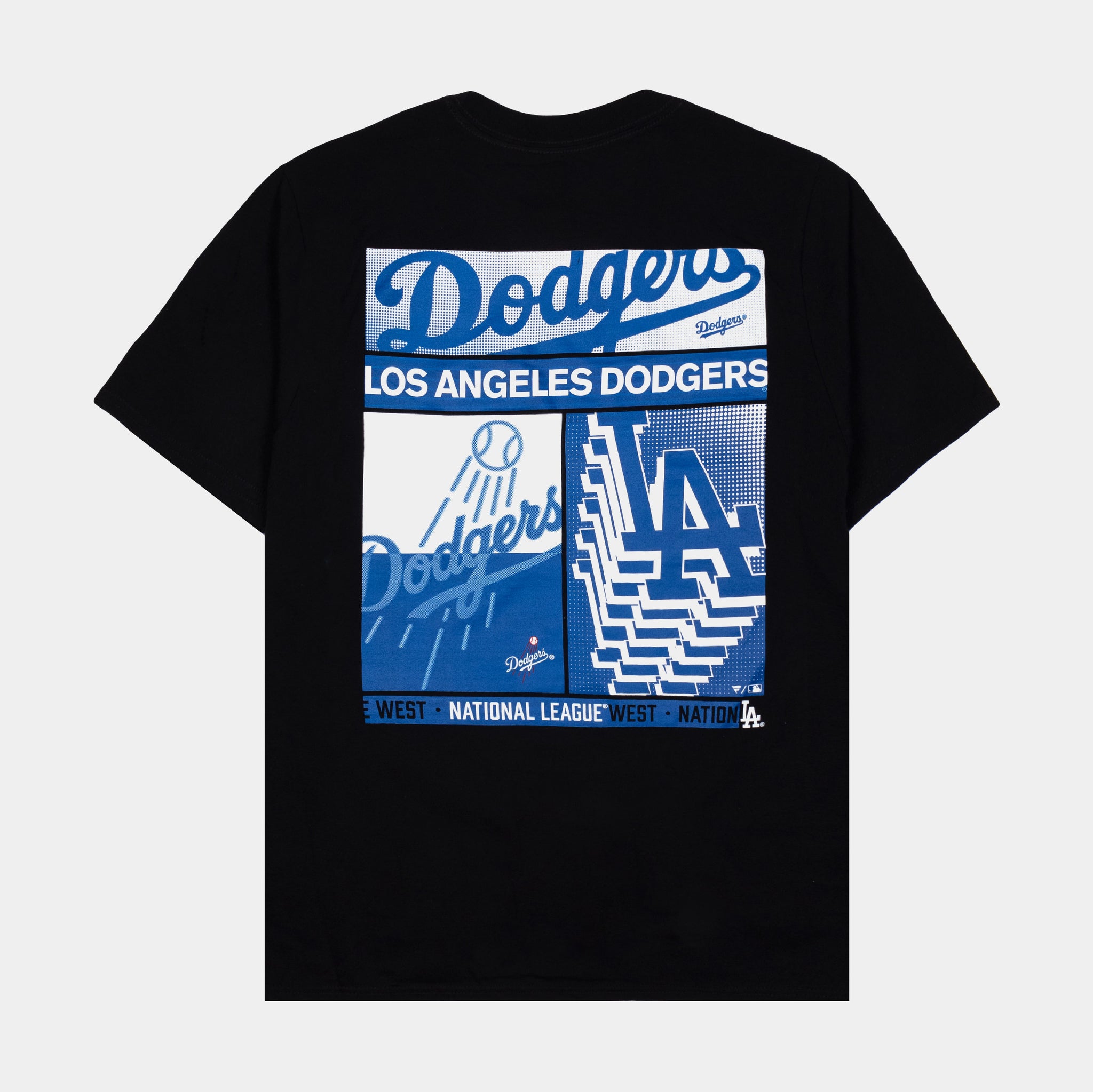 Los Angeles DODGERS with baseball graphic men 2XL blue t-shirt