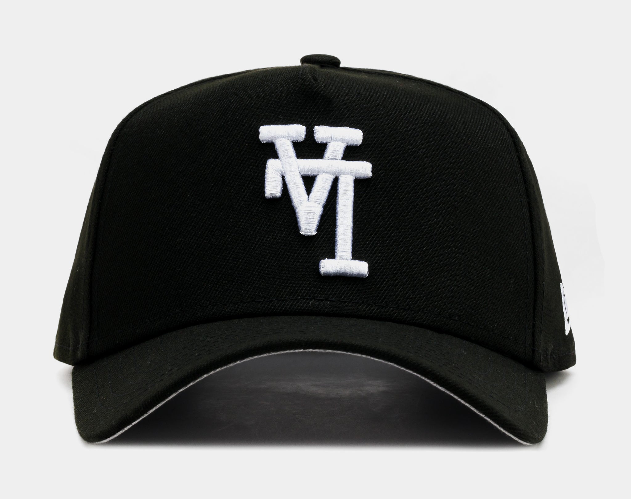 Los Angeles Dodgers Upside Down Logo 9Forty Snapback Mens Hat (Black/White)