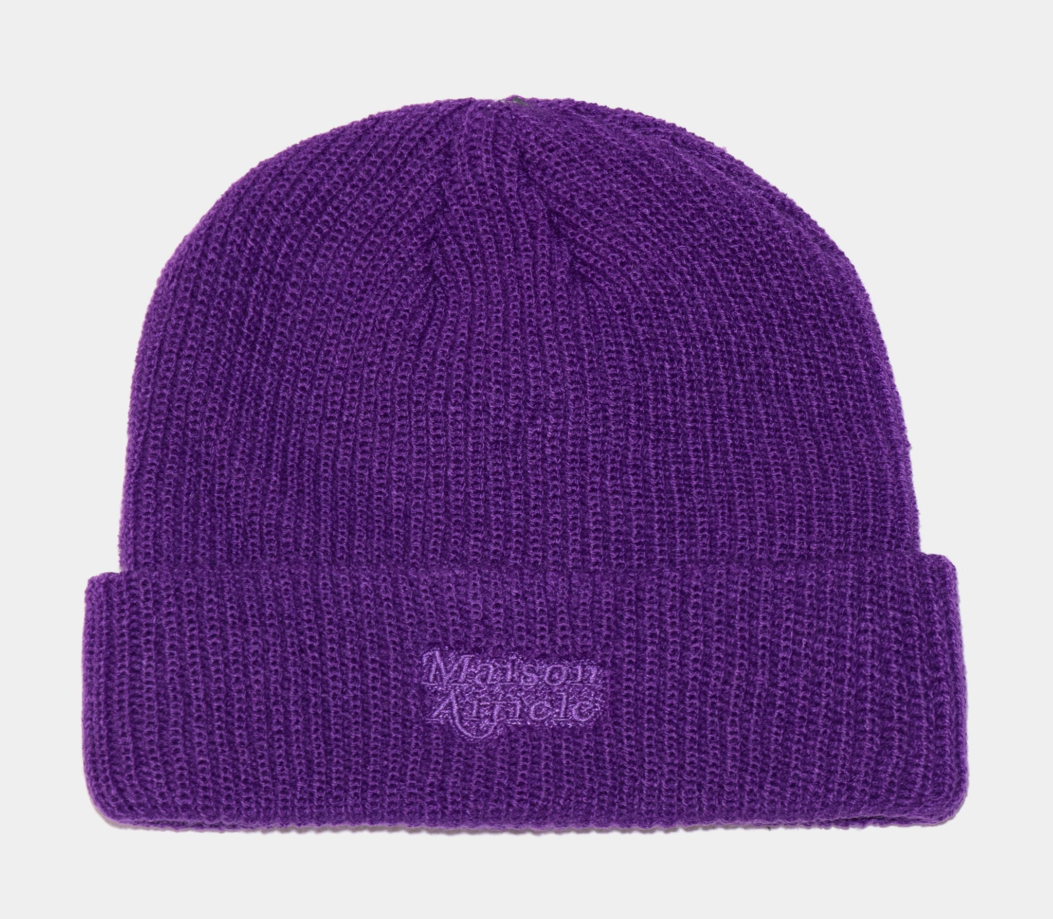 Mens purple clearance beanie hat