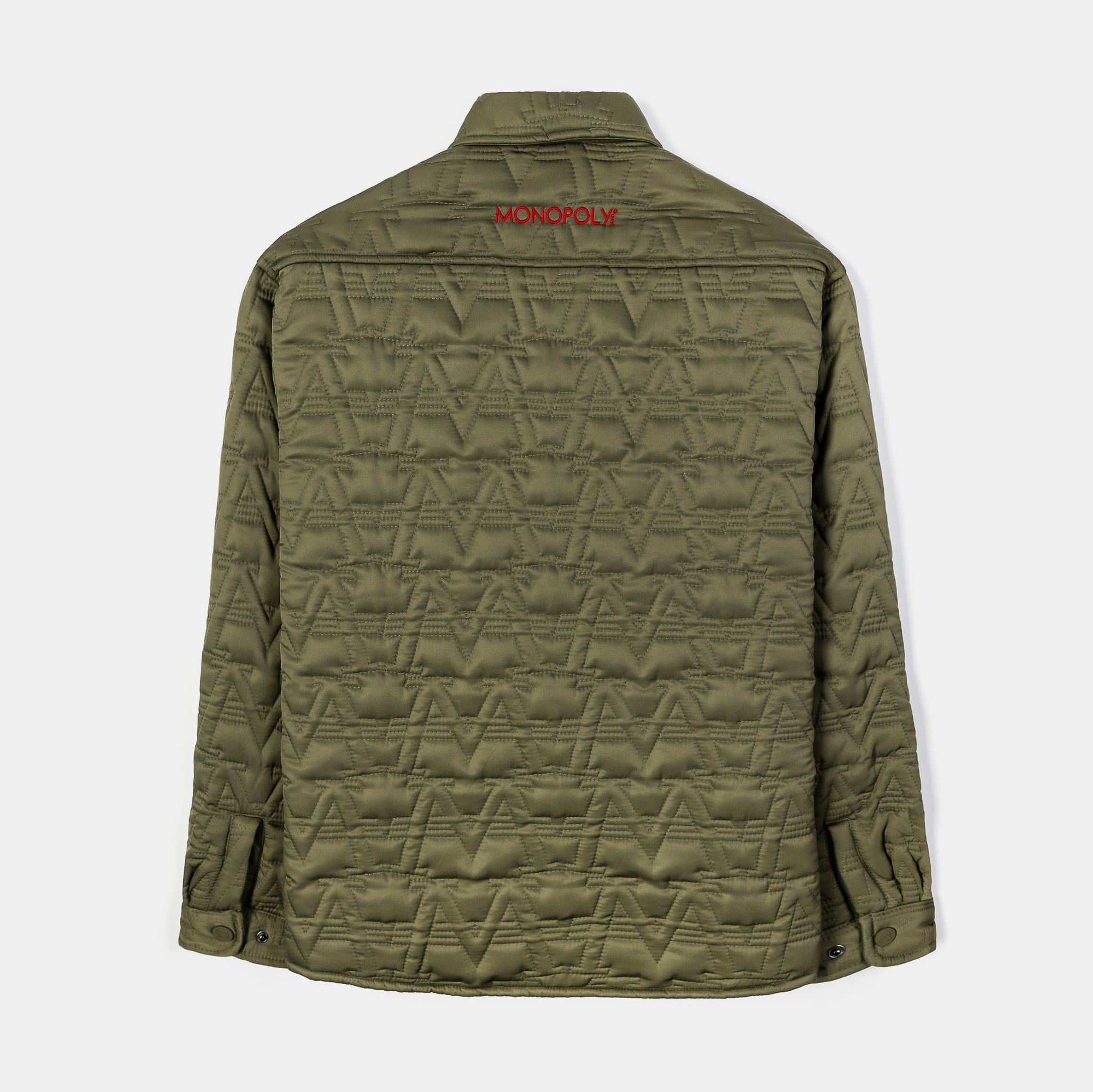 SP x Monopoly Quilted Mens Jacket (Green)