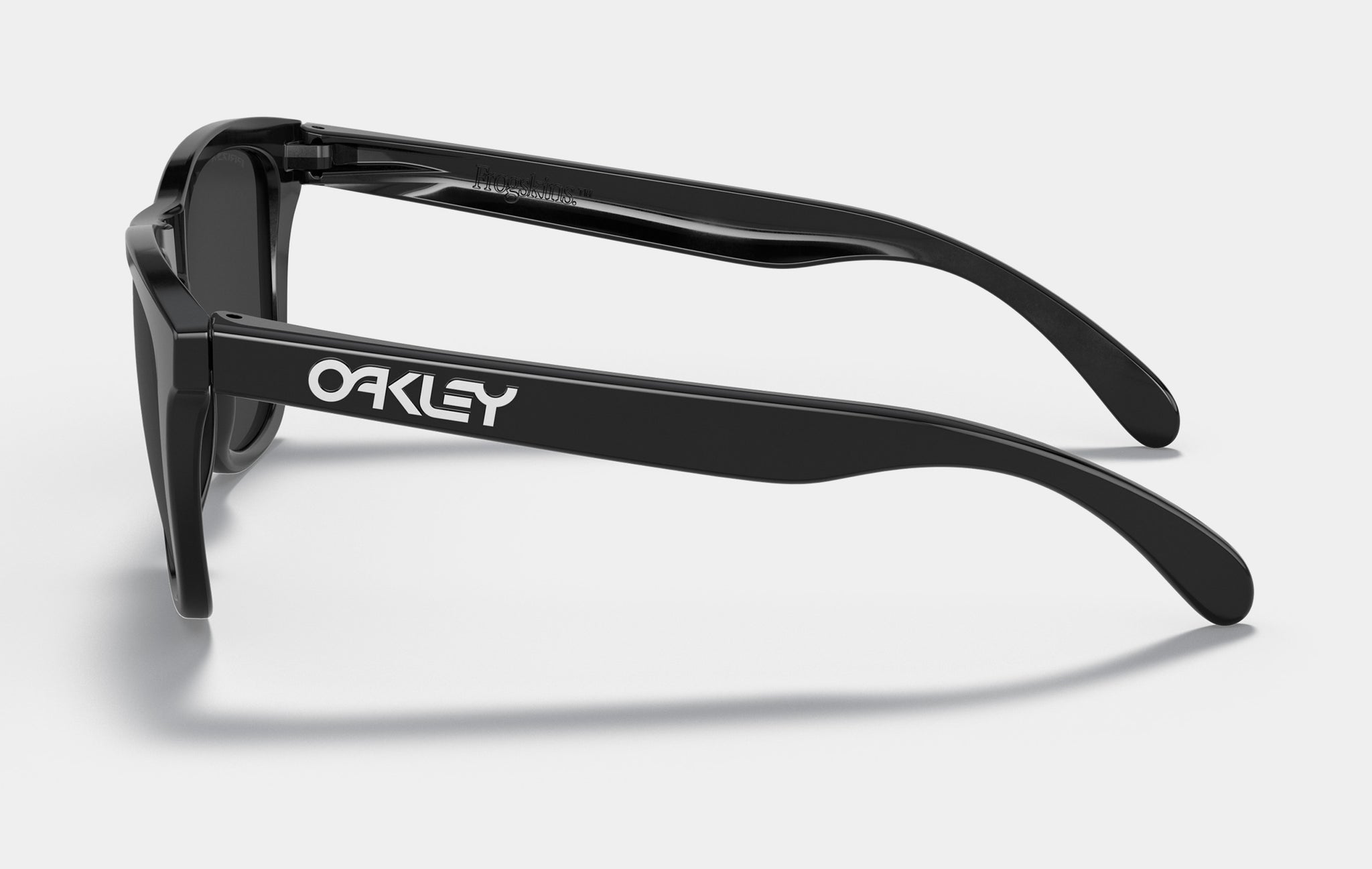 Oakley Frogskins Polished Black Prizm Mens Sunglasses Black OO9013 