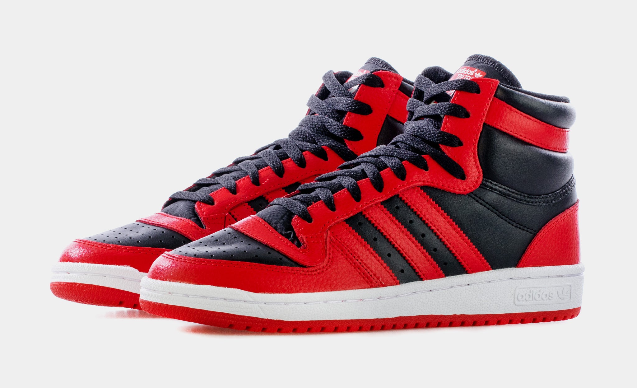 Adidas top ten hi white outlet red