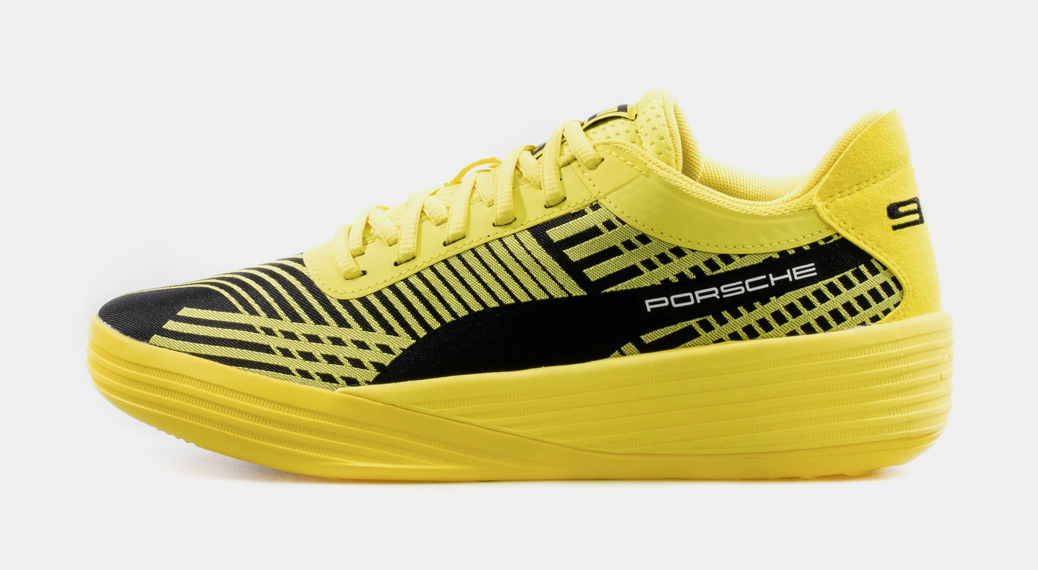 PUMA Clyde All-Pro Porsche 911 Mens Lifestyle Shoe Yellow 195371