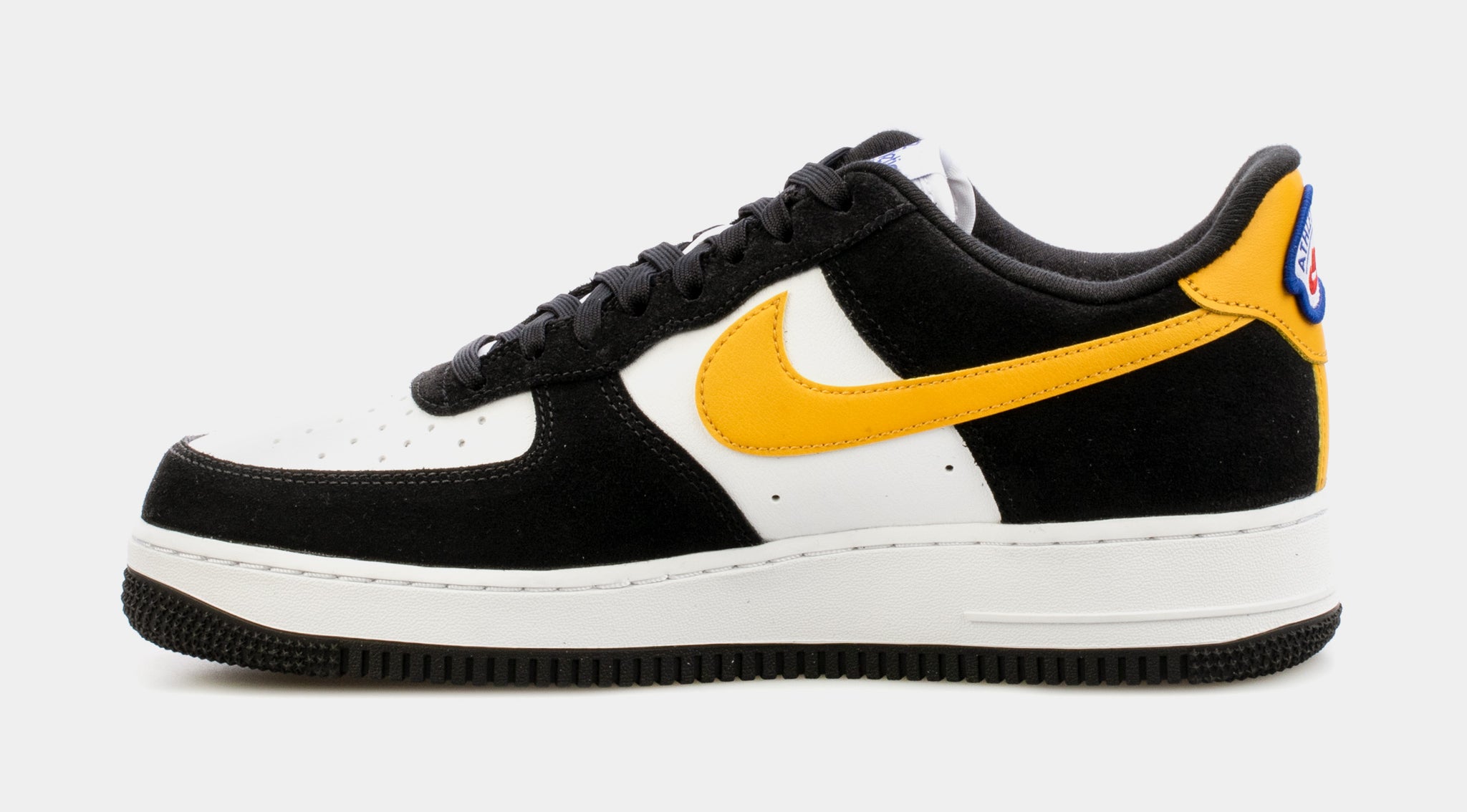 Air force 1 yellow and black high on sale top