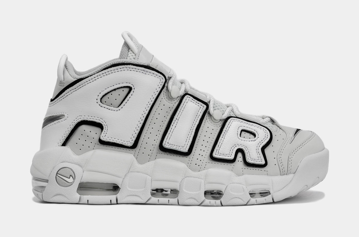 Nike Air More Uptempo Photon Dust Mens Lifestyle Shoes White Grey ...