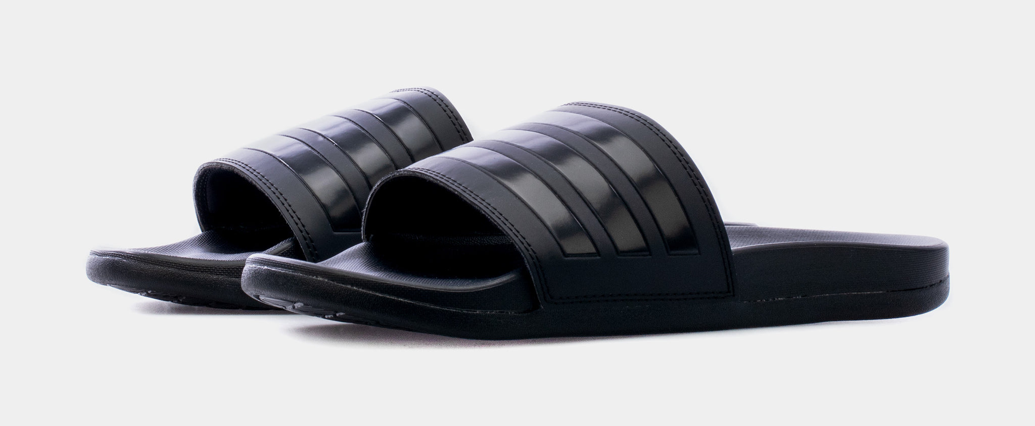 New adidas TREFOIL ADILETTE Grey White Mens Slides Sandals FU7592 Flip Flops  s1 | eBay