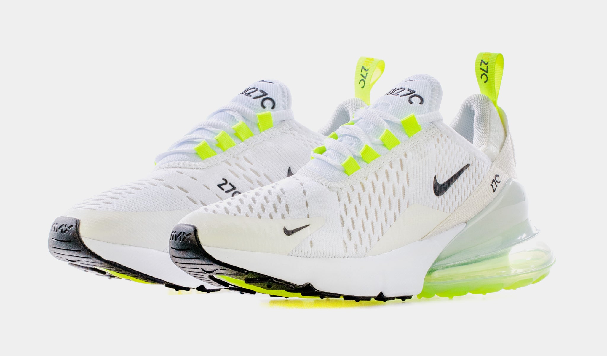 Nike 270 white hot sale and green