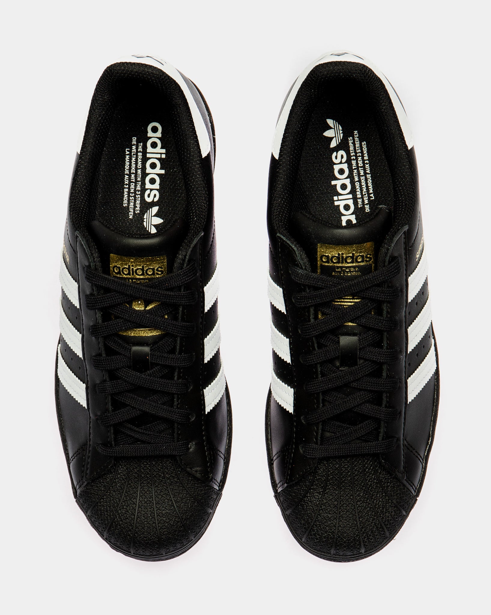 Adidas Superstar Shoes - White/Black - 12