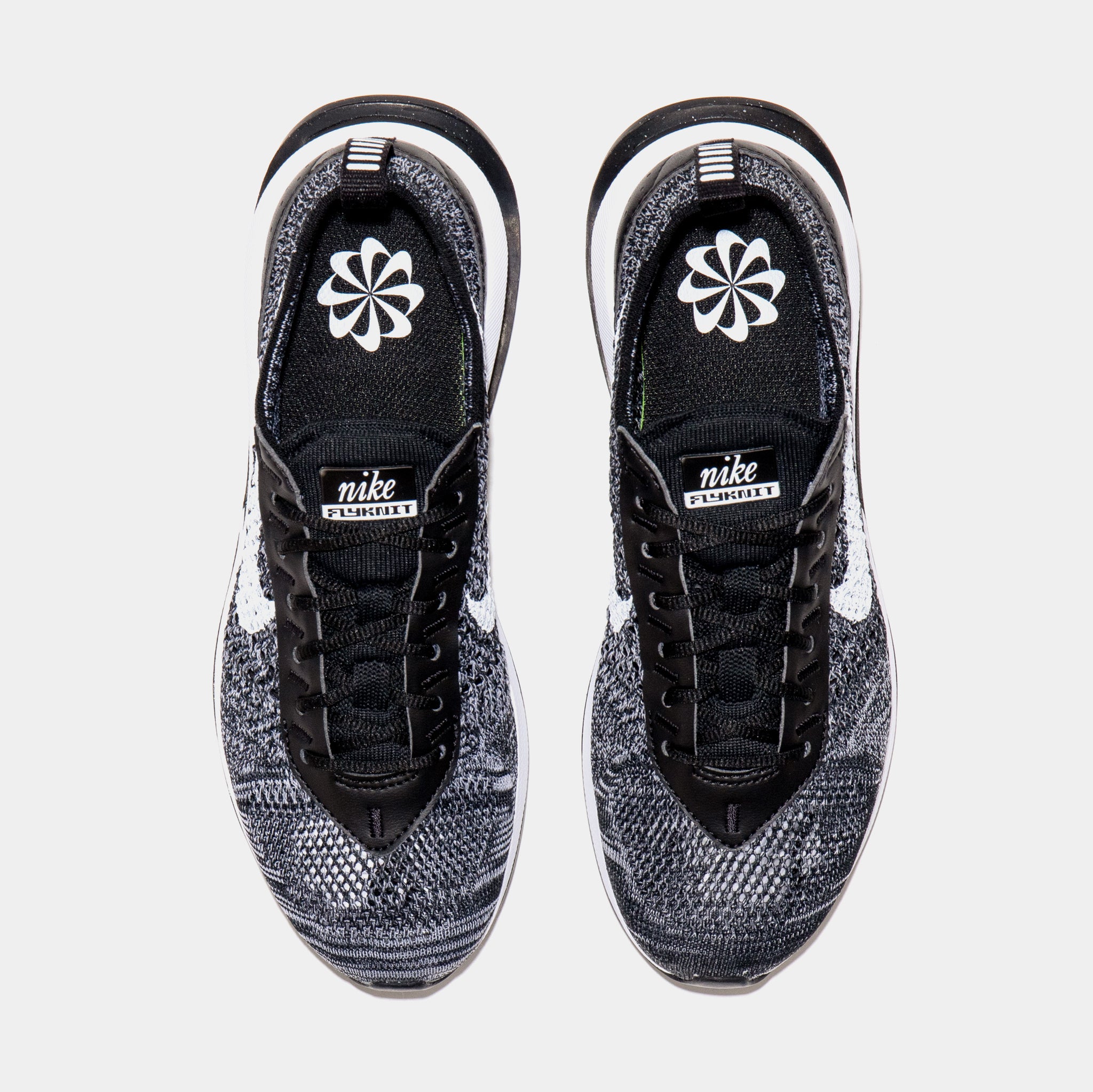 Flyknit racer black white womens best sale