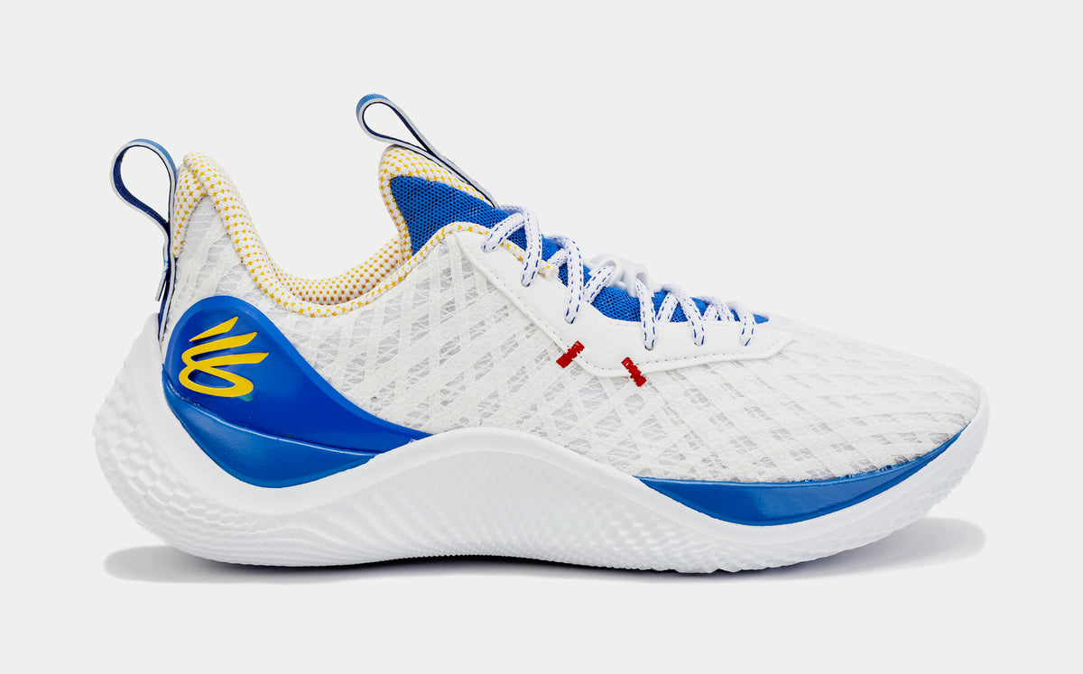 Under Armour Curry 10 PE Mens Basketball Shoes Blue White 3027510-100 ...