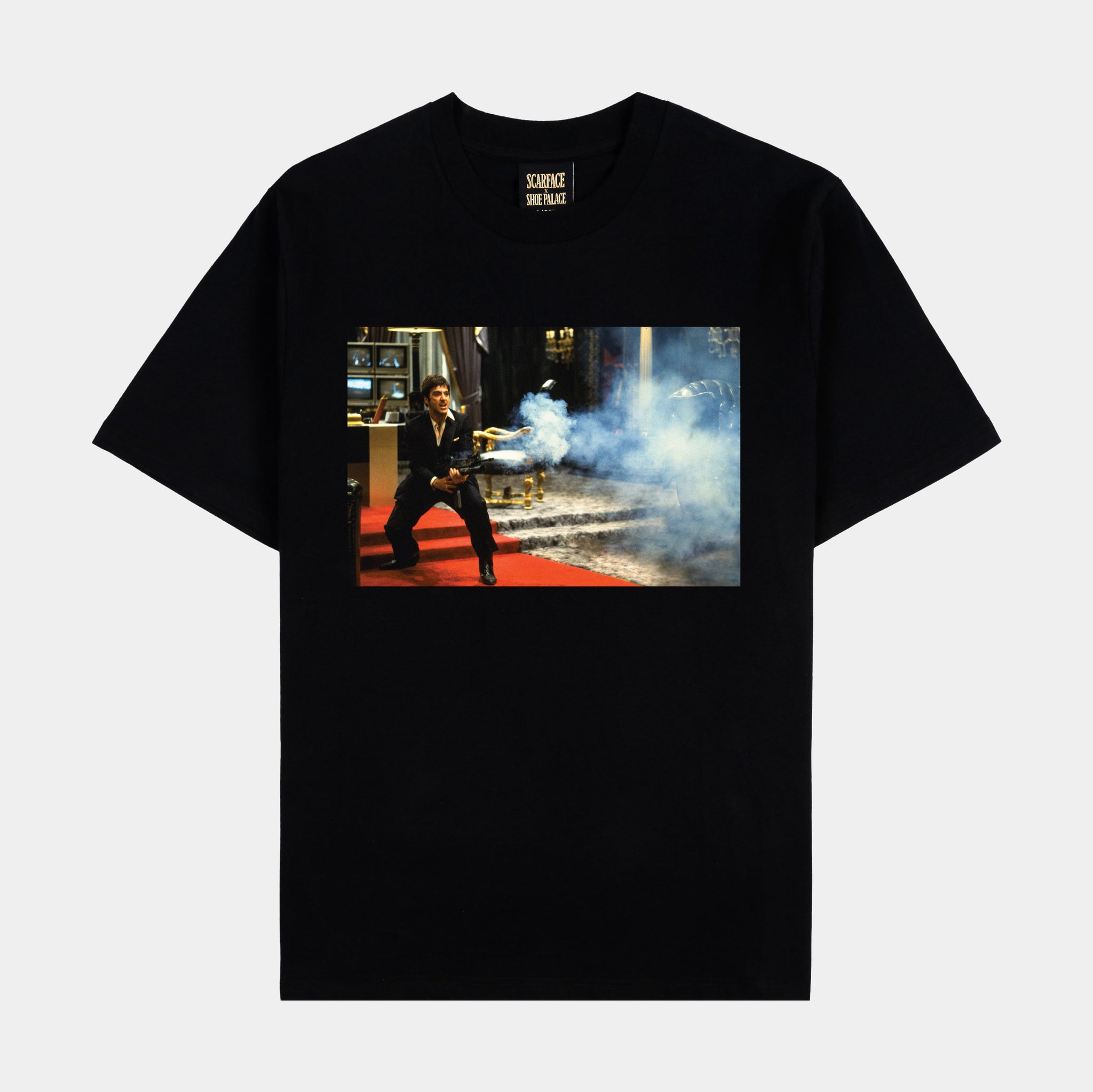 SP x Scarface Hello Mens Short Sleeve Shirt Black