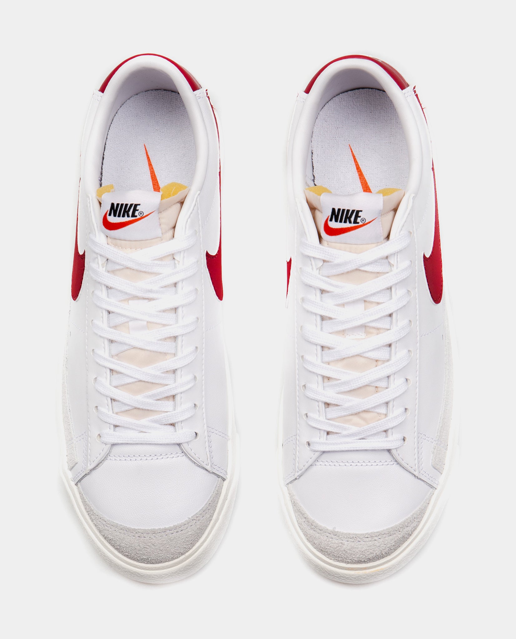 Nike Blazer Low 77 Vintage Mens Lifestyle Shoe White Red DA6364-102 ...