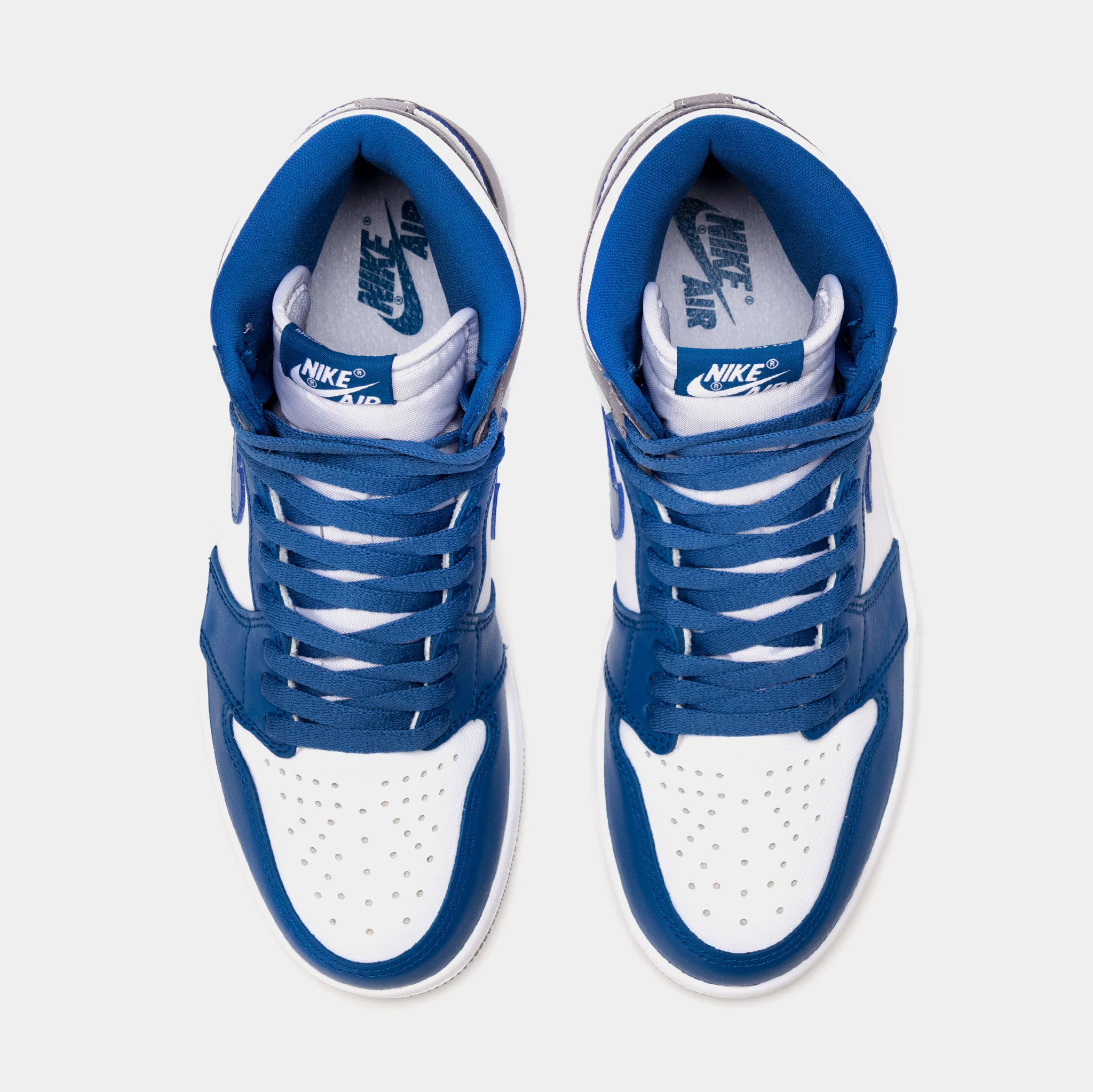 Jordan Air Jordan 1 Retro High OG True Blue Mens Lifestyle Shoes Blue ...