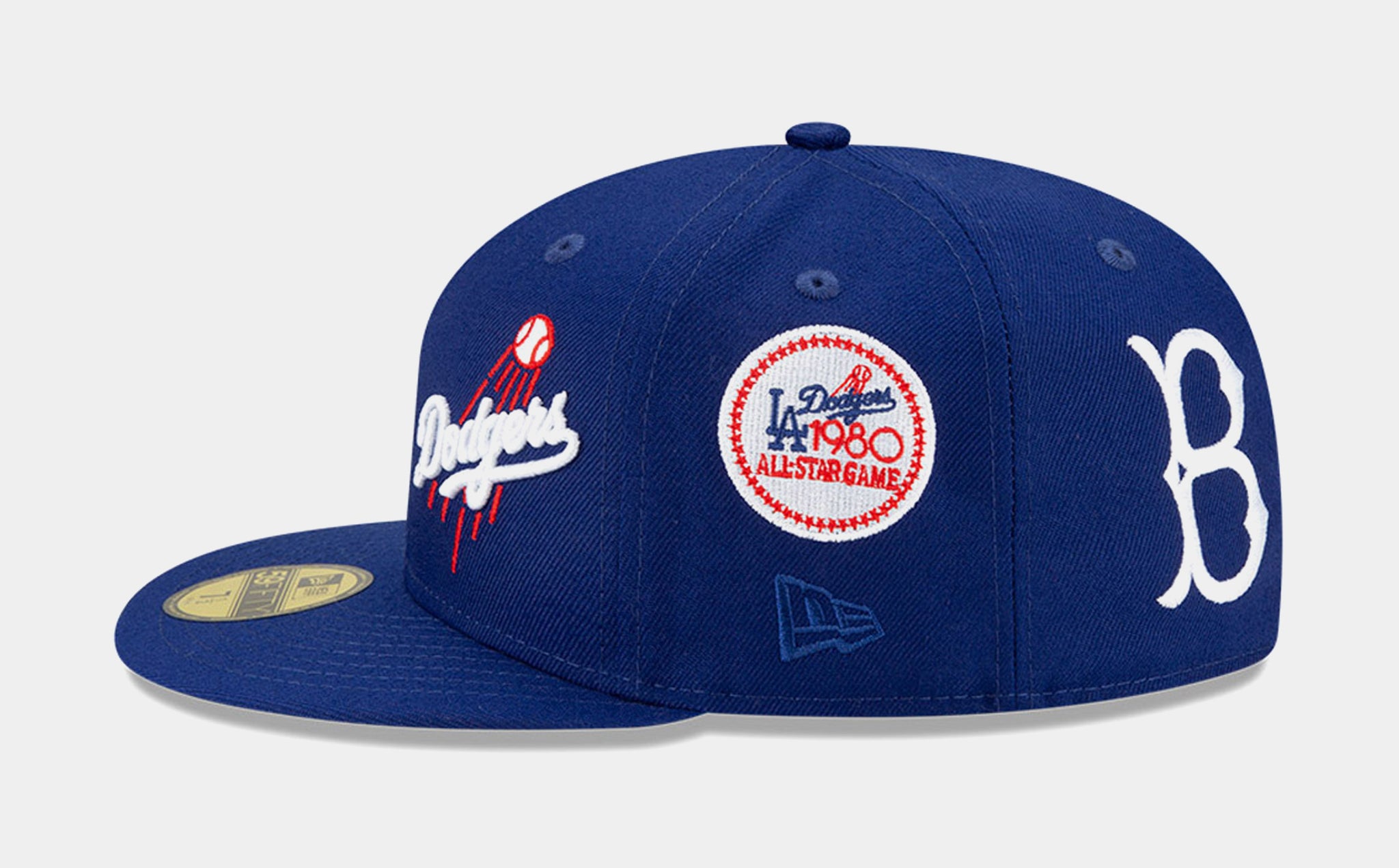 New Era 59FIFTY Los Angeles Dodgers Patch Pride Fitted Hat 7 1/4