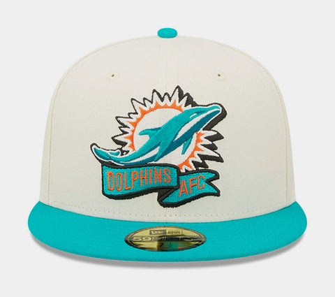 Miami Dolphins Orange Grey Retro 9Fifty New Era Fits Snapback Hat