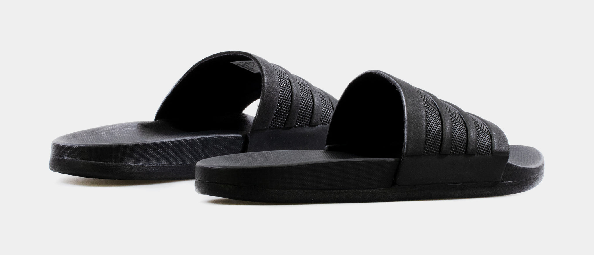 adidas Adilette Cloudfoam Sandal Slide Palace Shoe Black Mono S82137 Plus Mens –