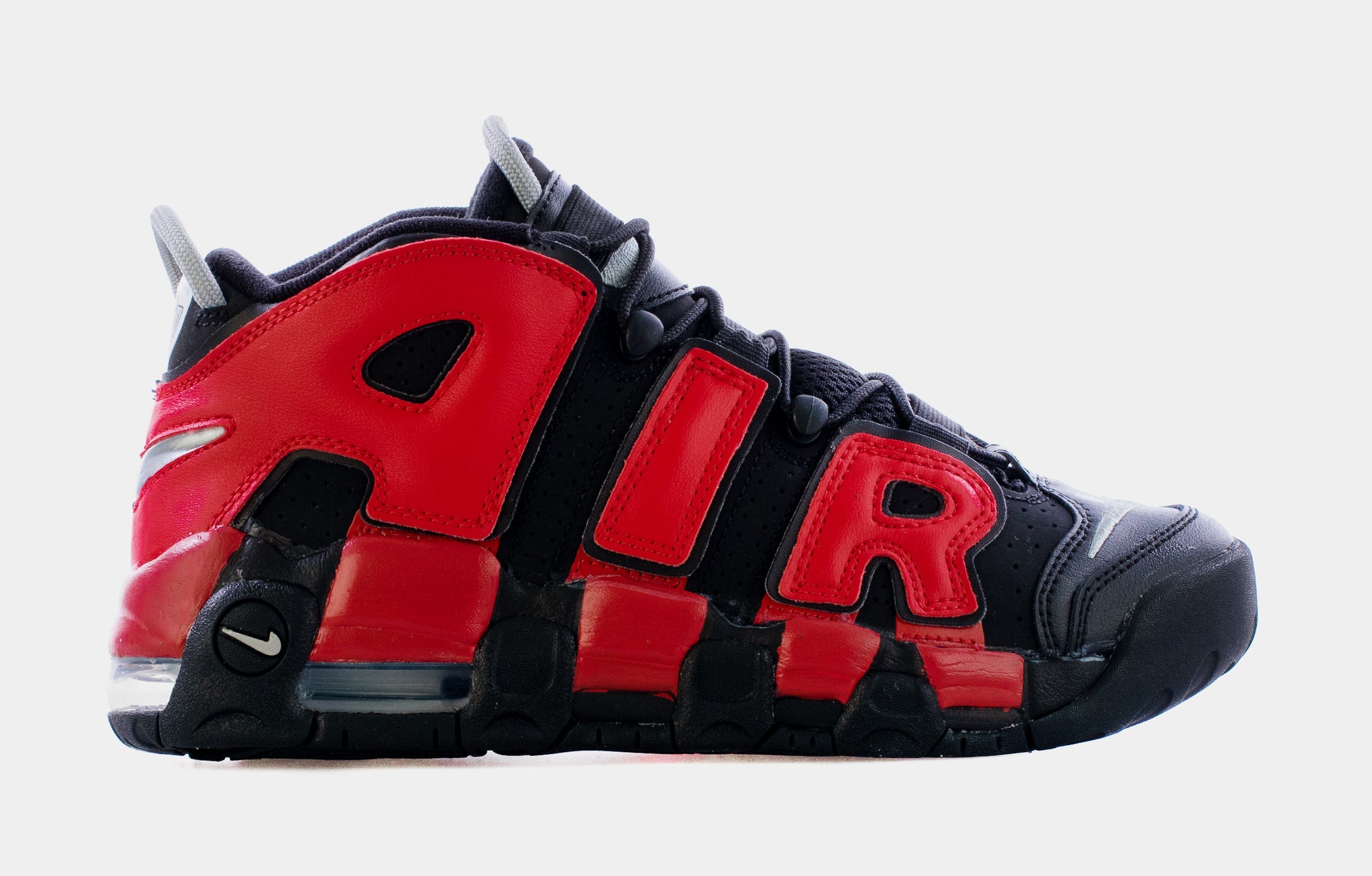 Grade-School Nike Air More Uptempo Black/Red DM0017-001 popular Size 6.5