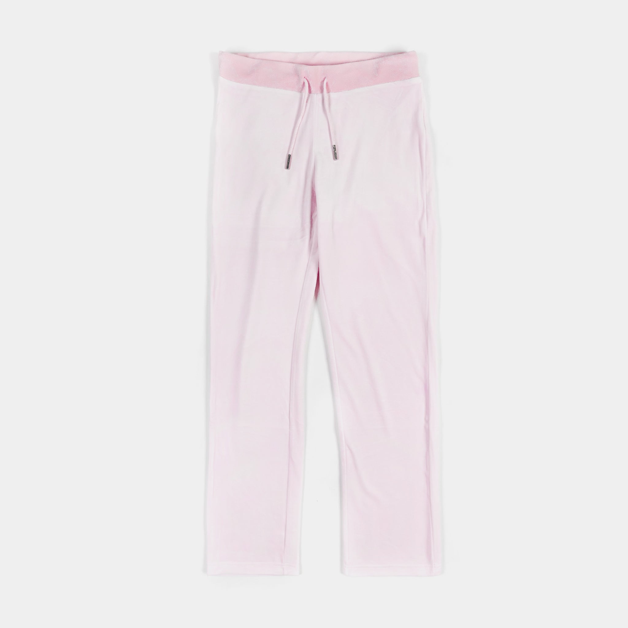 OG Big Bling Velour Womens Track Pants (Light Pink)