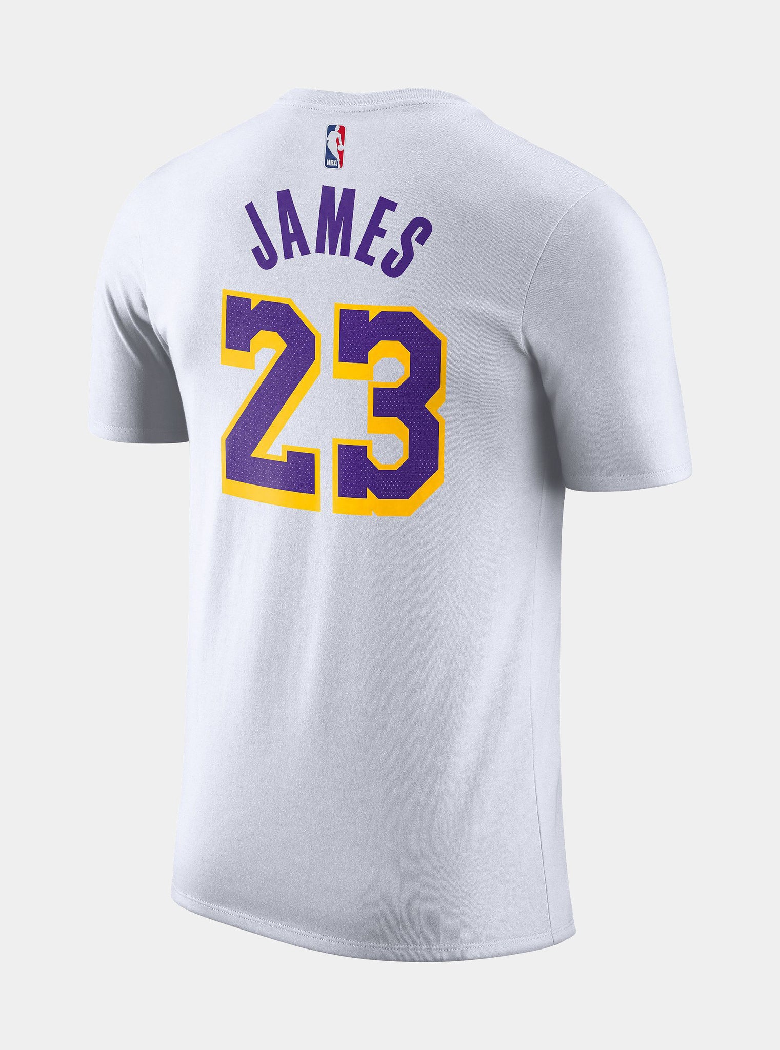 Men's Nike LeBron James White Los Angeles Lakers 2022/23 Classic Edition Name & Number T-Shirt Size: Small
