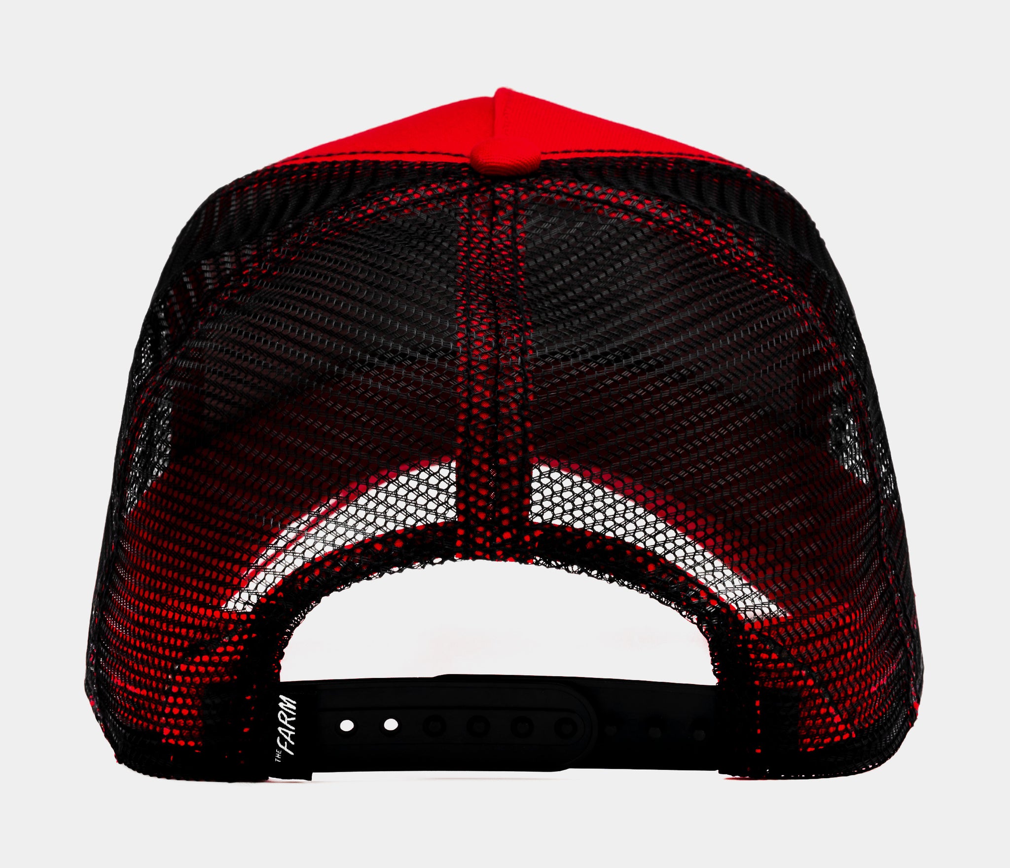 Shoe Palace Exclusive Wolf Palace Trucker Mens Hat (Red/Black)
