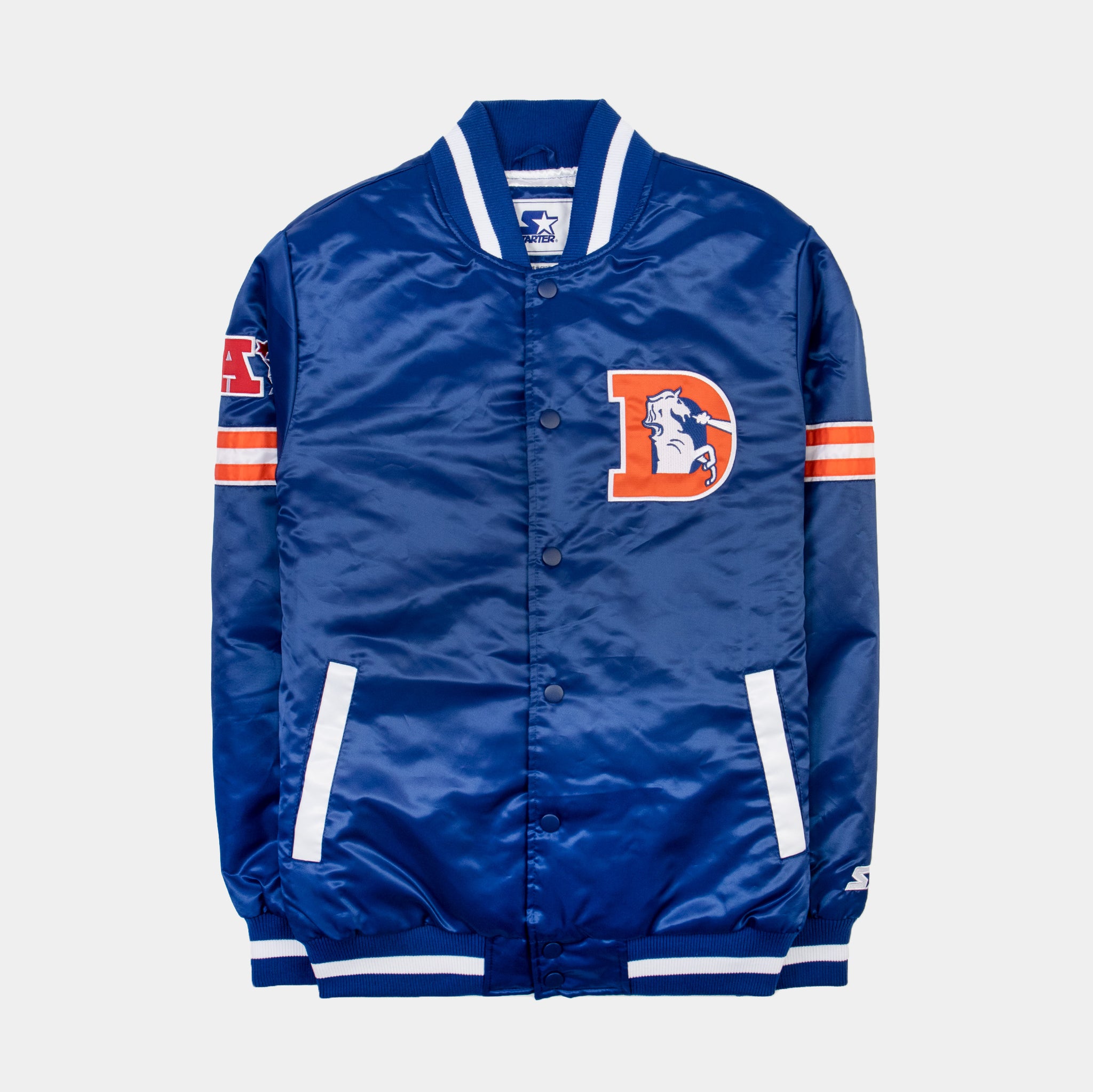 Starter Shoe Palace Exclusive Denver Broncos Mens Jacket Blue