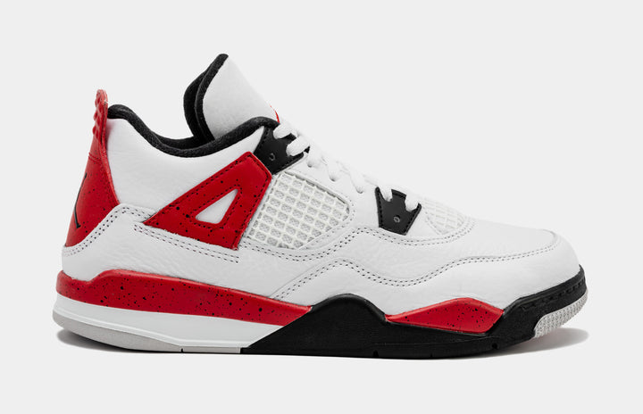 Jordan Air Jordan 4 Retro Red Cement Mens Lifestyle Shoes White