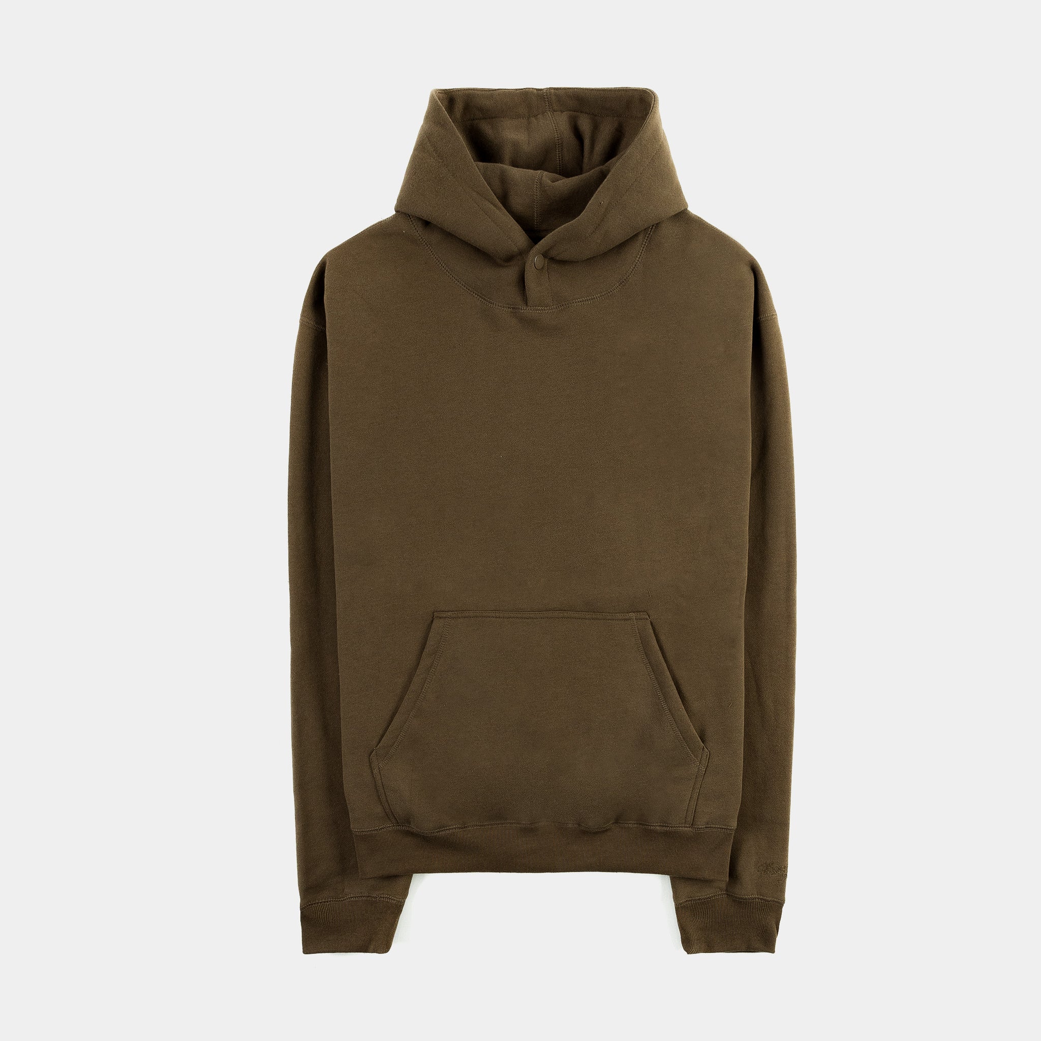 Snap Mens Hoodie Brown